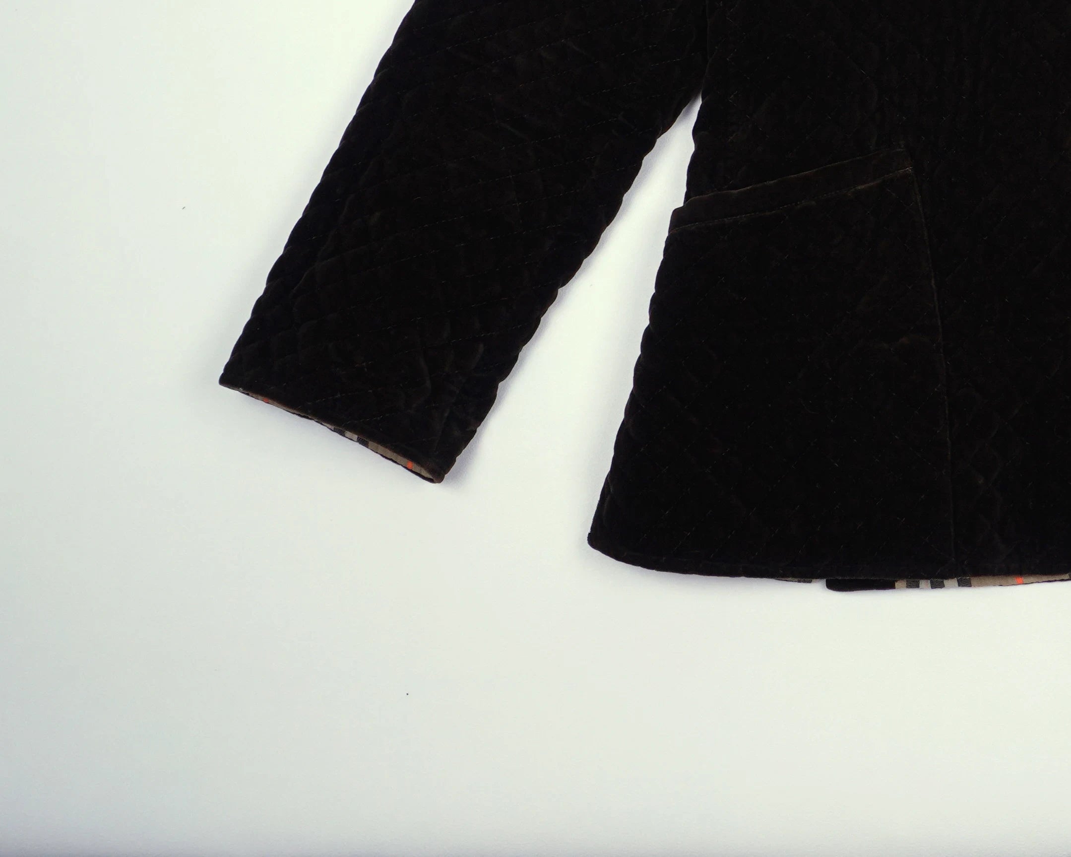 Burberry Brown Jacket XXS Velvet