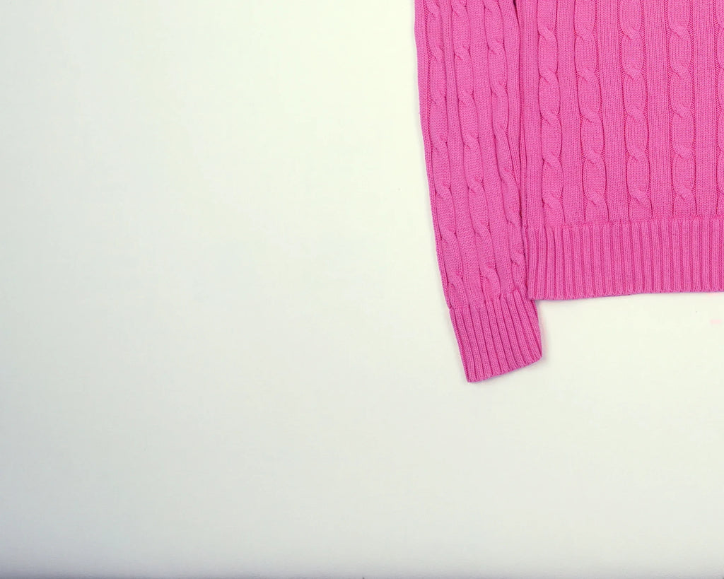 Ralph Lauren Pink Sweater XS Cotton