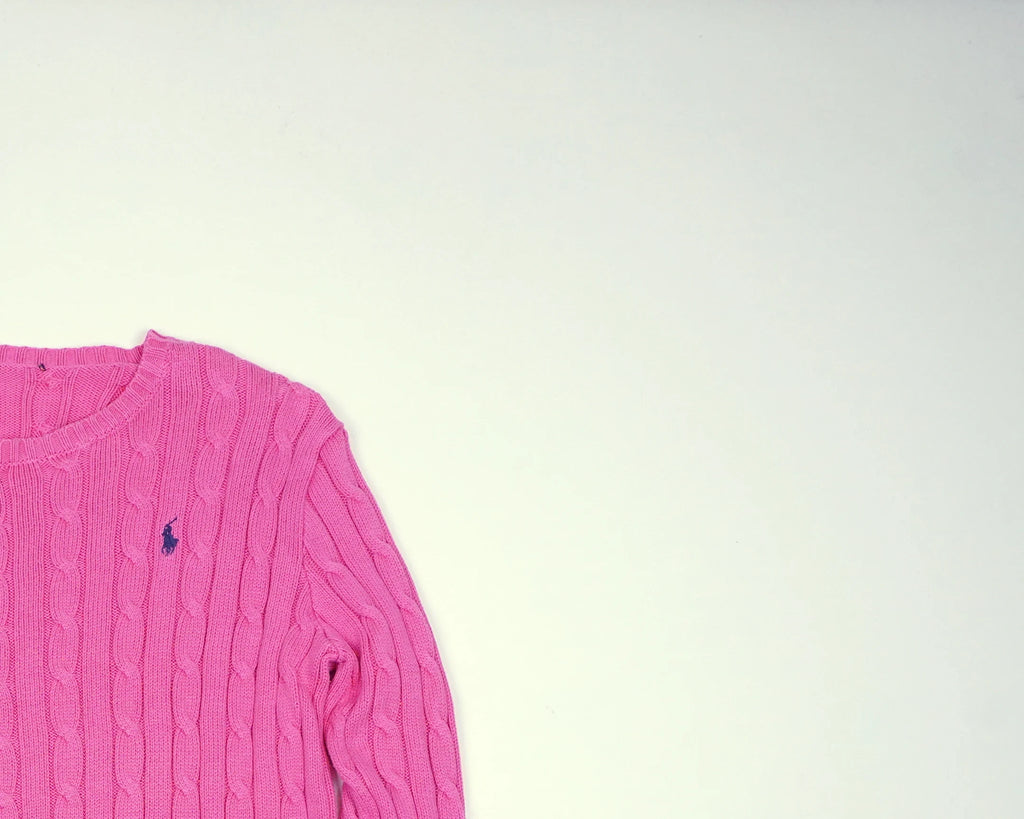 Ralph Lauren Pink Sweater XS Cotton