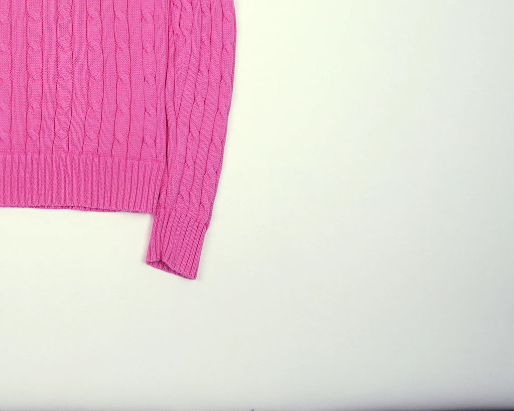 Ralph Lauren Pink Sweater XS Cotton