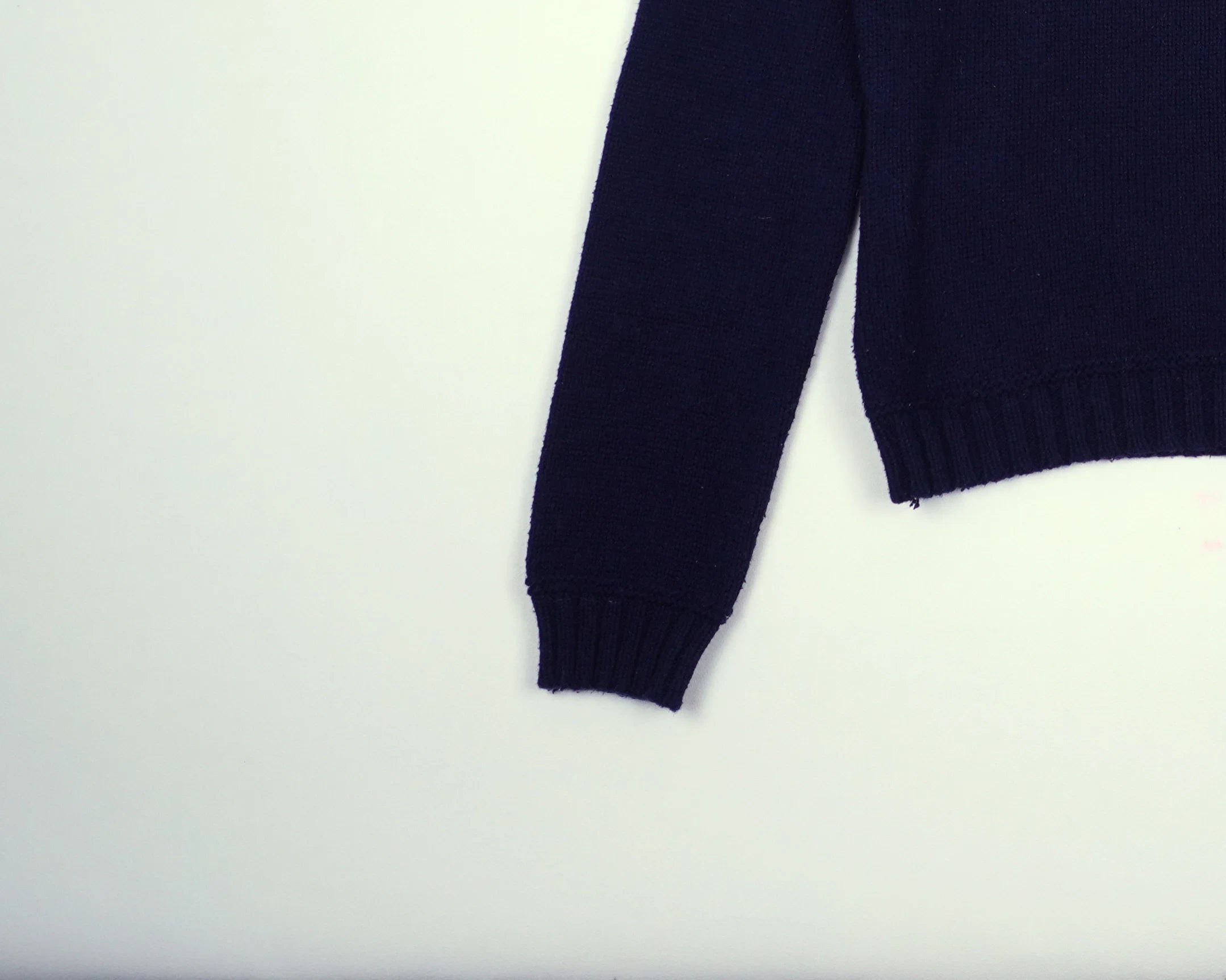 Ralph Lauren Navy Flag Sweater XS Wool