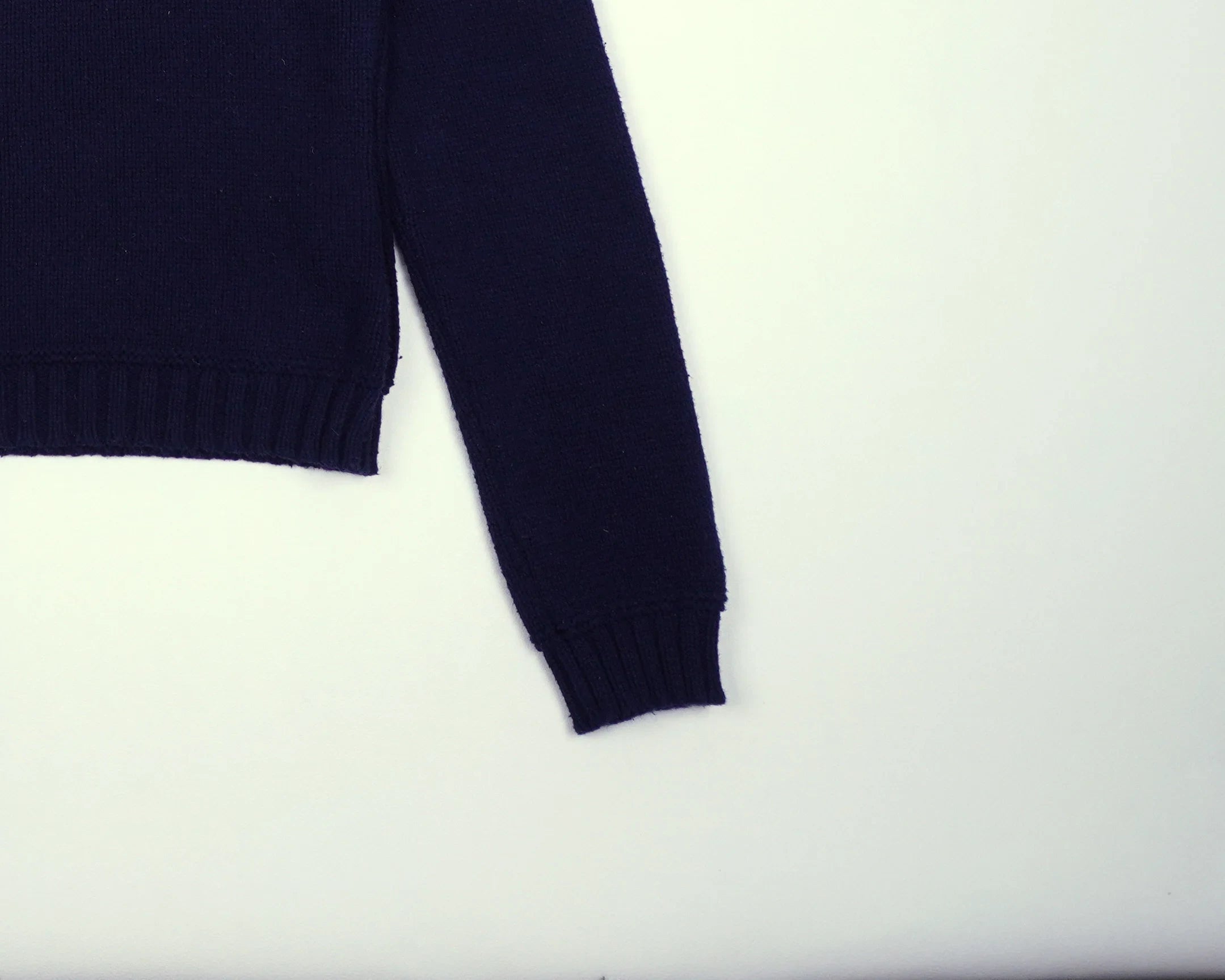 Ralph Lauren Navy Flag Sweater XS Wool