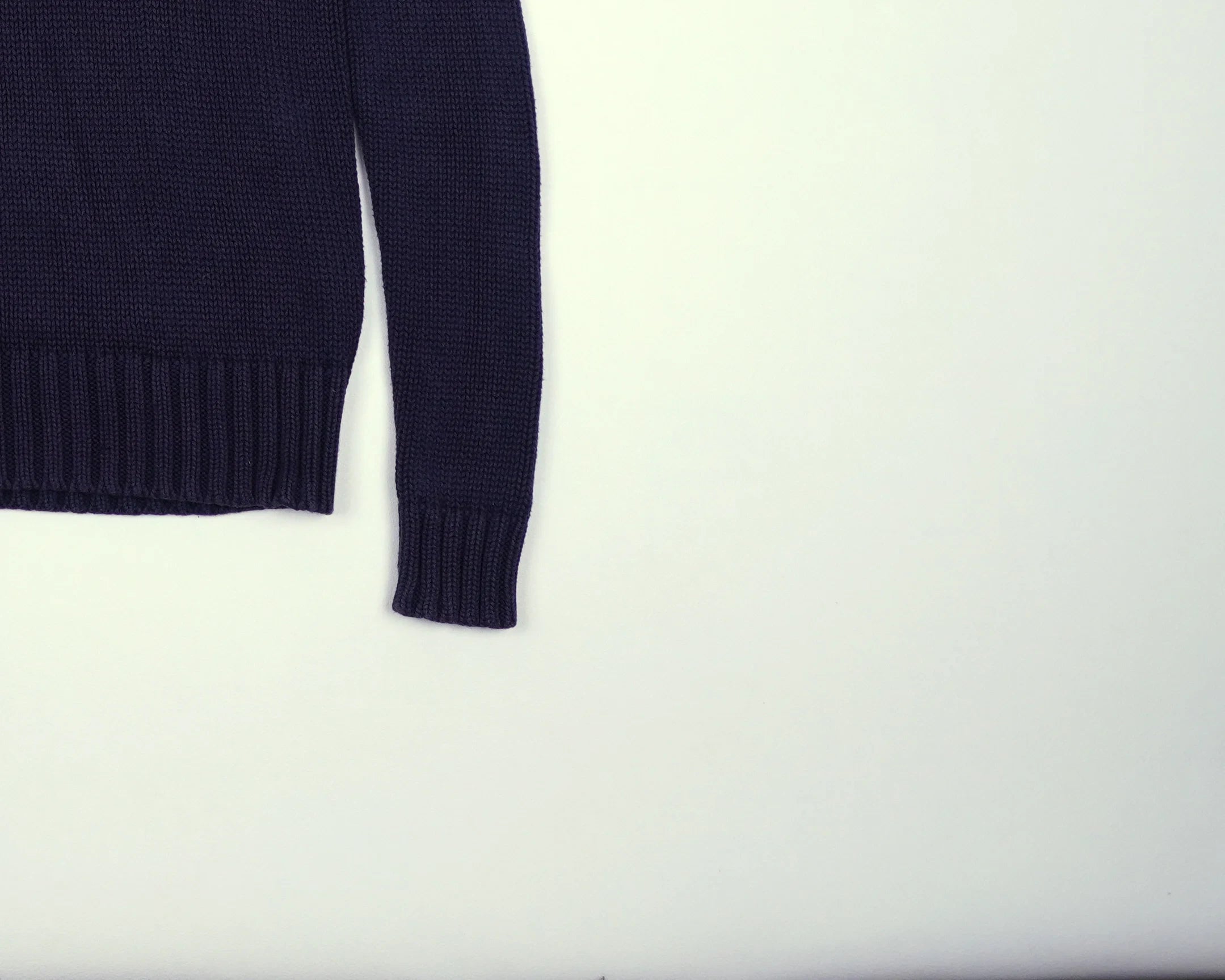 Ralph Lauren Navy Flag Sweater Xs Cotton