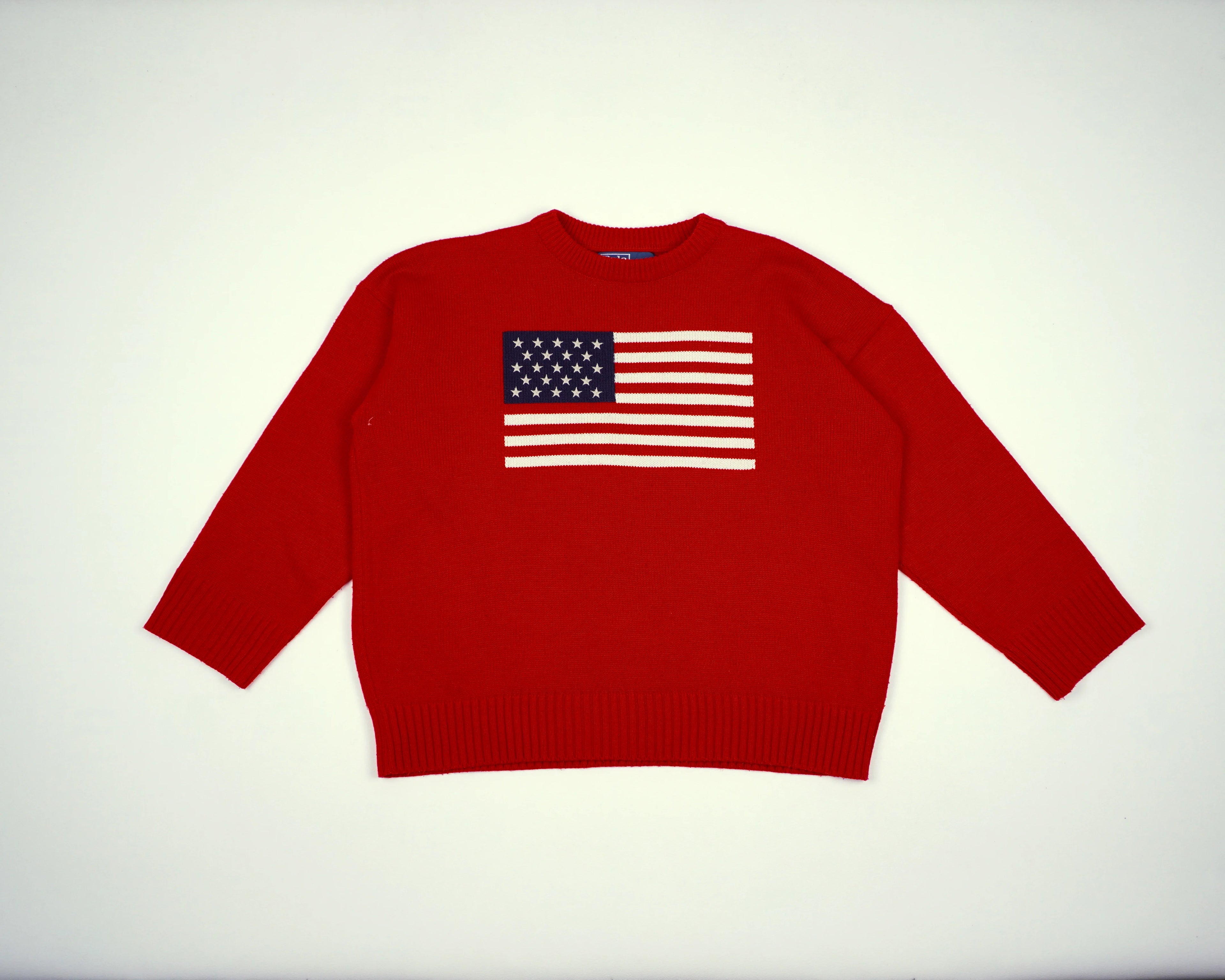 Ralph Lauren Red Flag Sweater M