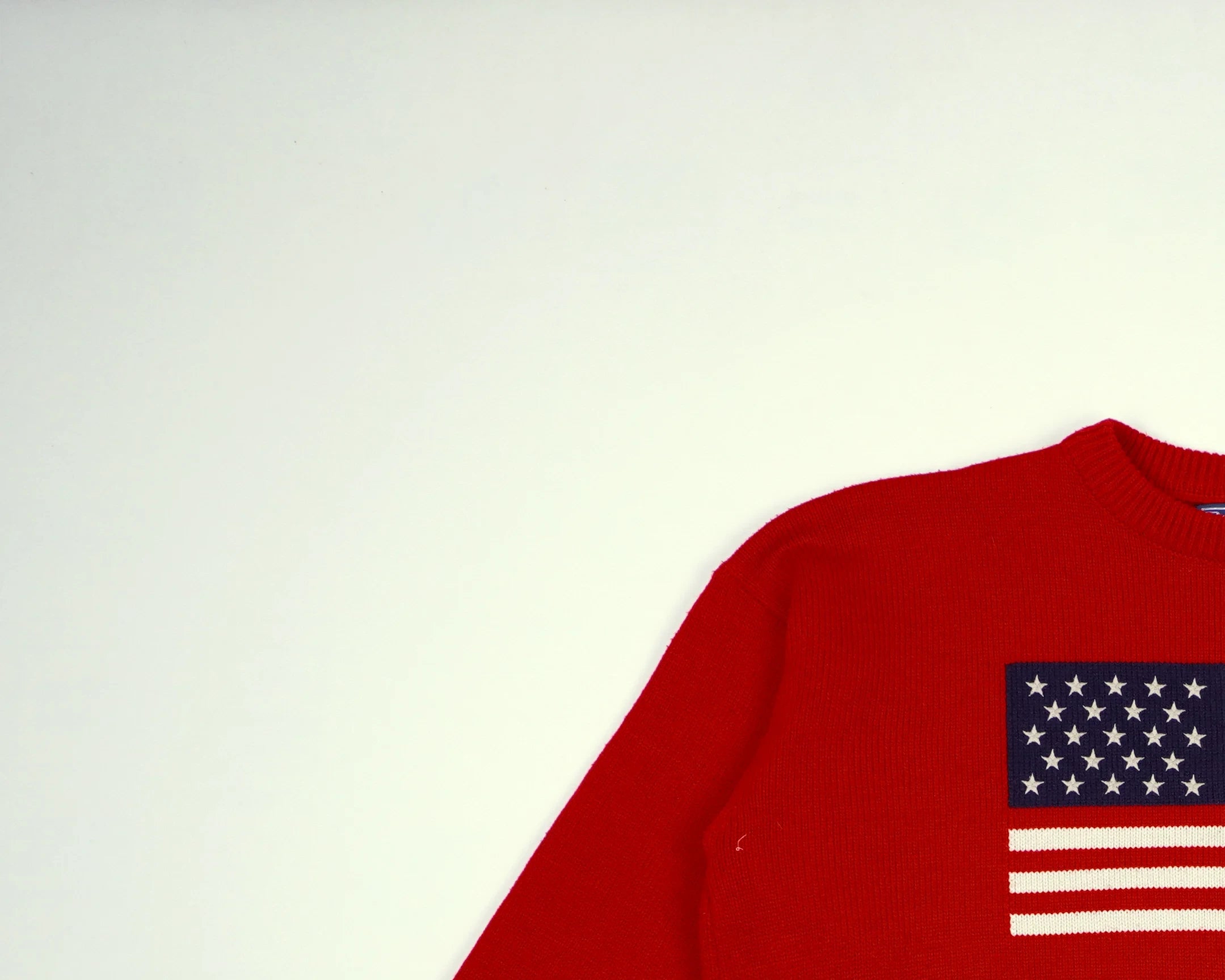 Ralph Lauren Red Flag Sweater M