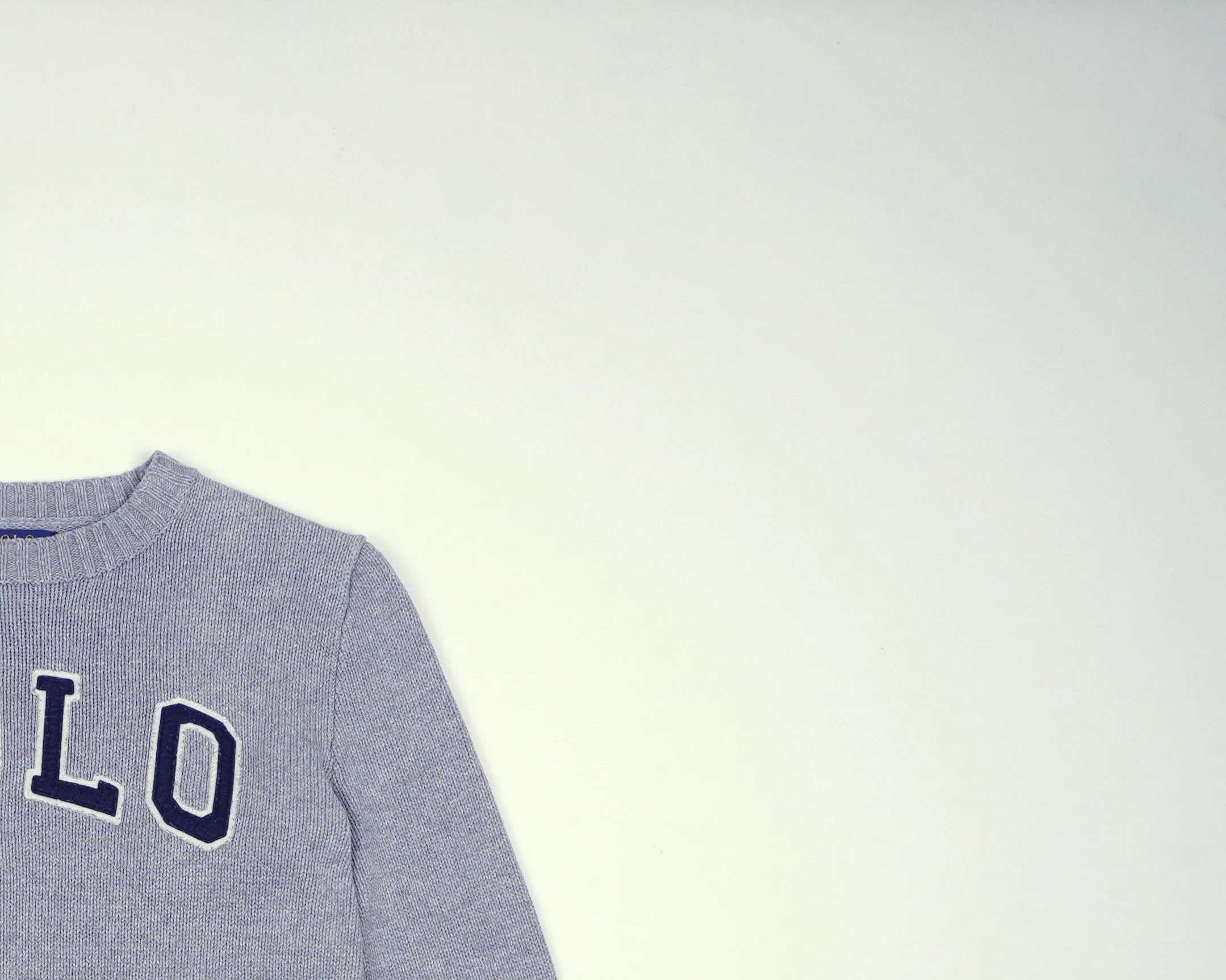 Ralph Lauren Gray Sweatshirt XXS Wool