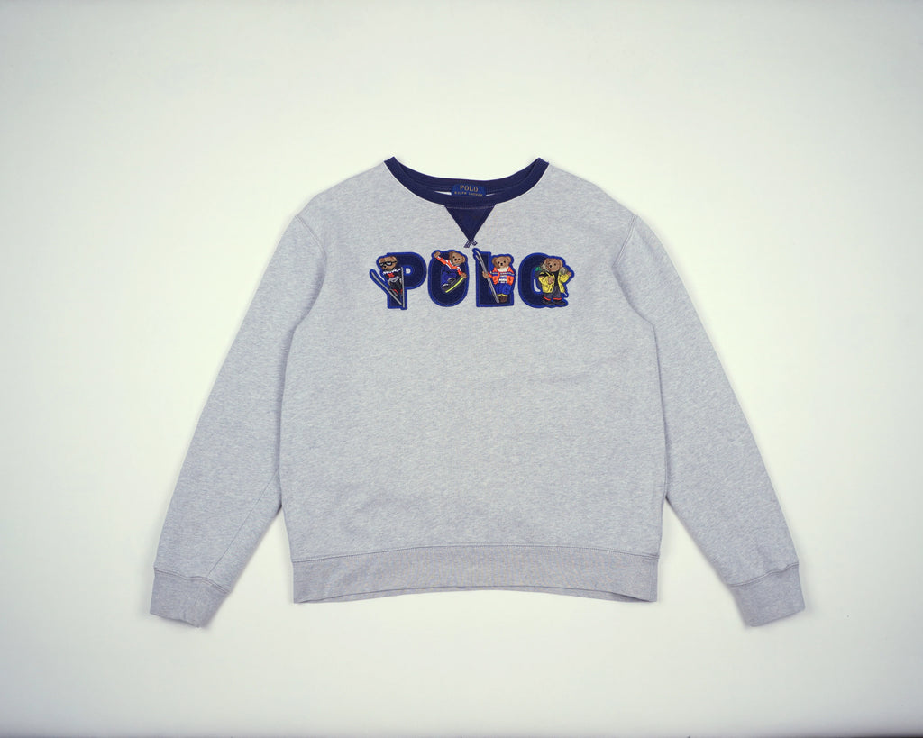 Ralph Lauren Gray Sweater XS Cotton