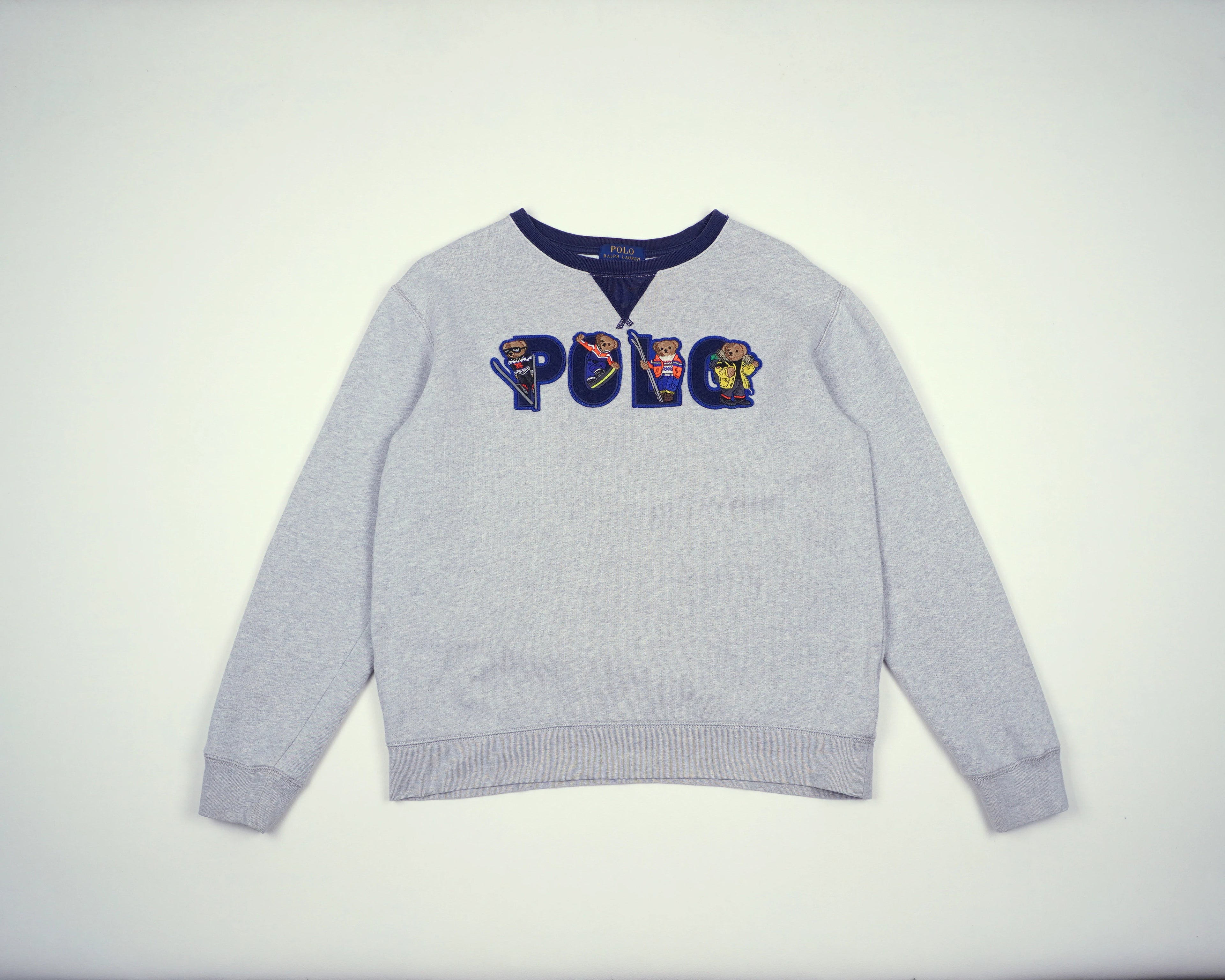 Ralph Lauren Gray Sweater XS Cotton