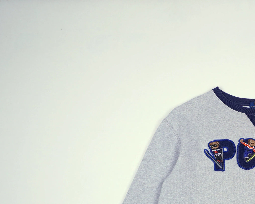 Ralph Lauren Gray Sweater XS Cotton