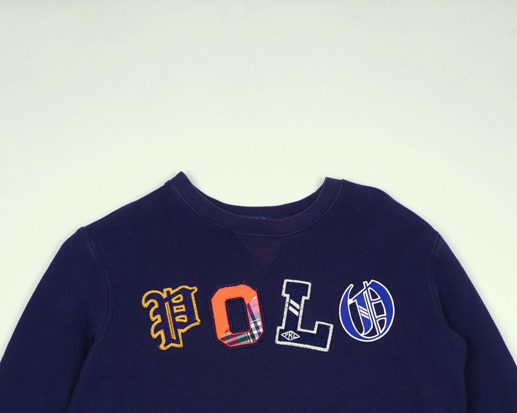 Ralph Lauren Navy Sweater Cotton