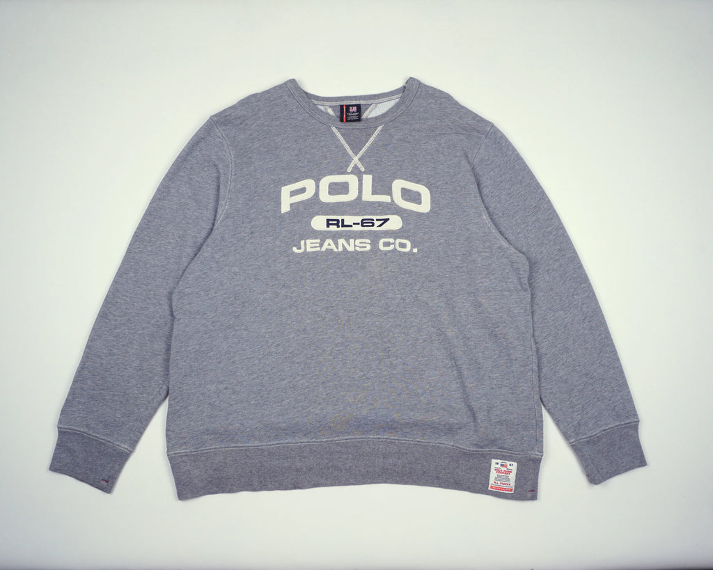 Ralph Lauren Gray Sweater XXL Cotton
