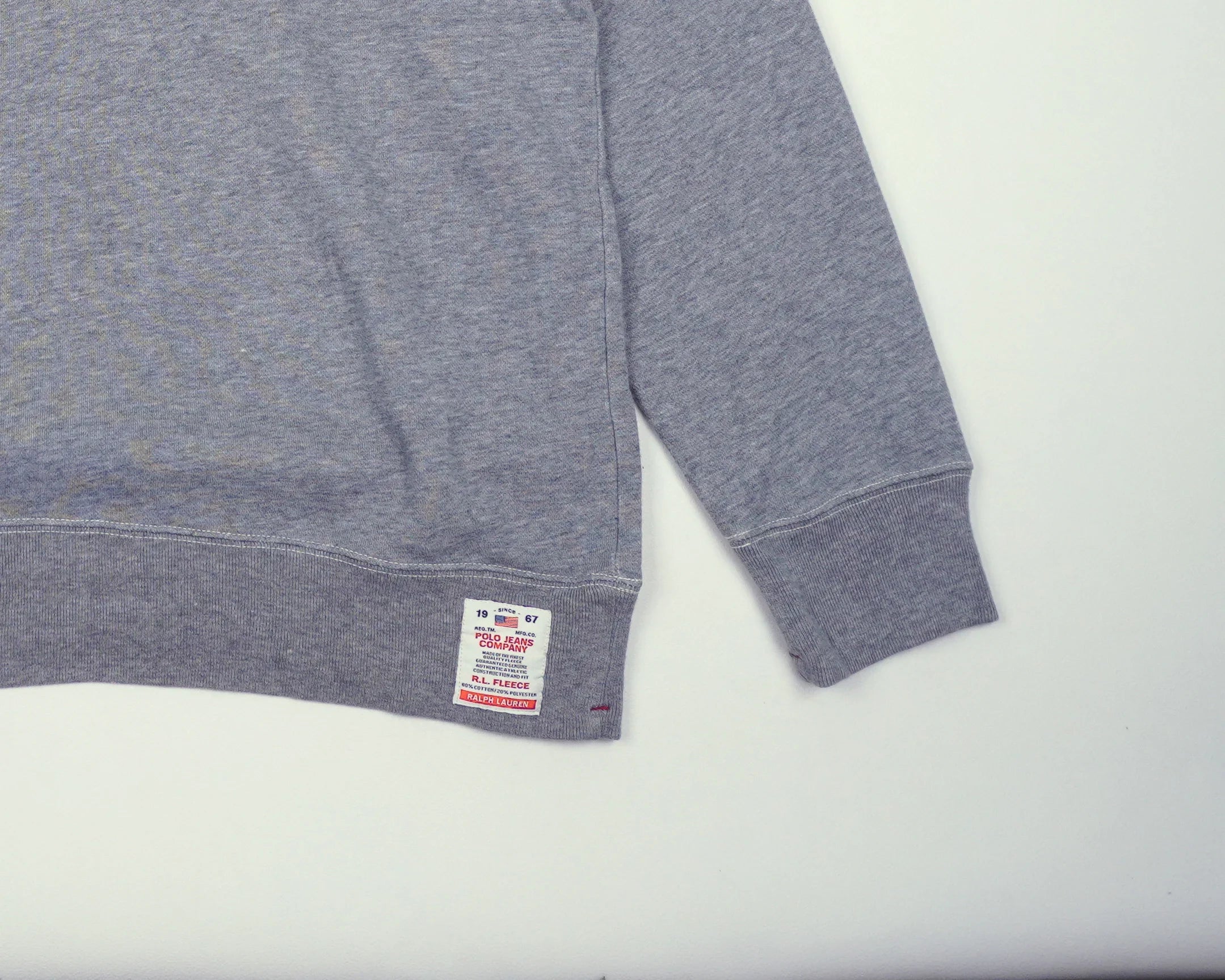 Ralph Lauren Gray Sweater XXL Cotton