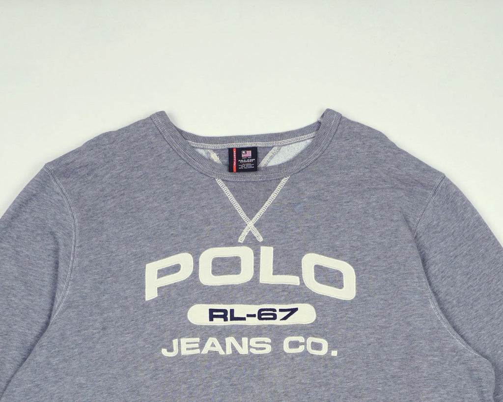 Ralph Lauren Gray Sweater XXL Cotton