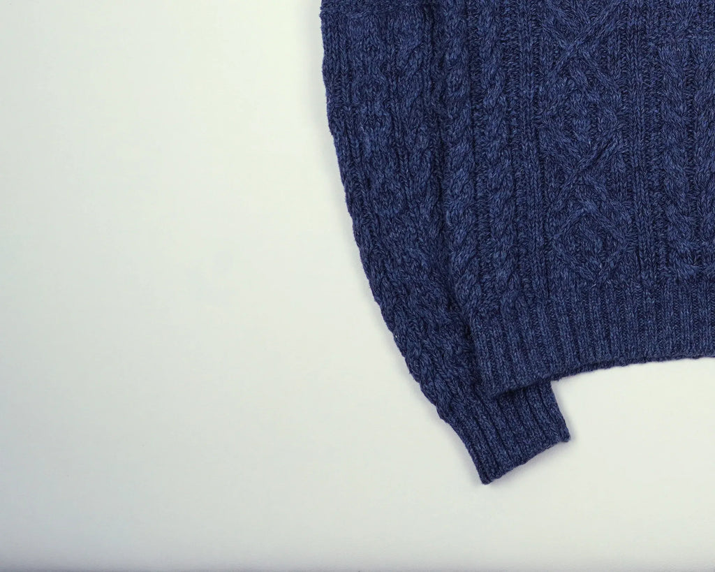 Ralph Lauren Blue Flag Sweater M Wool