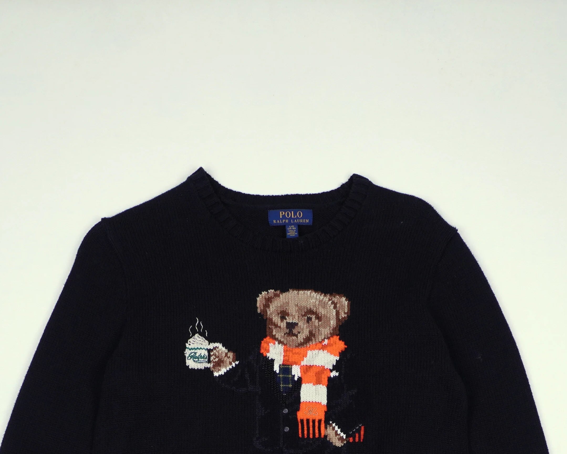 Ralph Lauren Black Bear Sweater Wool