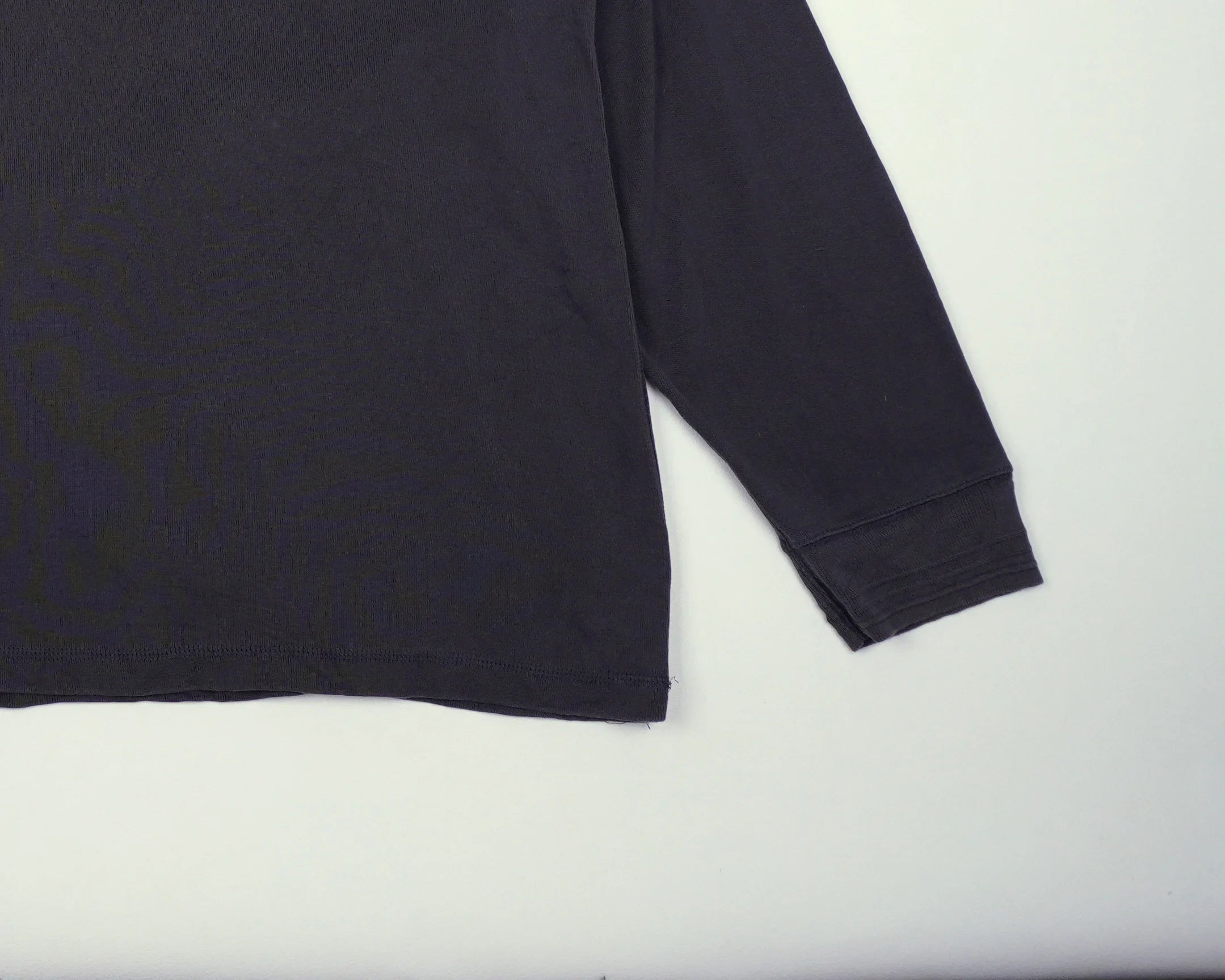 Ralph Lauren Navy Long Sleeve Henley Shirt L Cotton