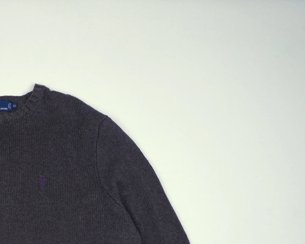 Ralph Lauren Gray Sweater L Wool
