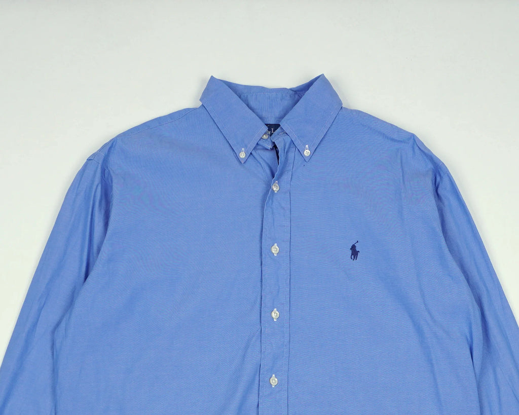Ralph Lauren Blue Button-up Shirt M Cotton