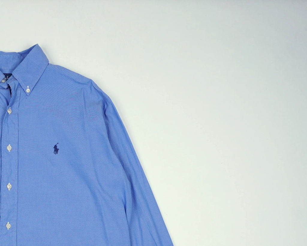 Ralph Lauren Blue Button-up Shirt M Cotton