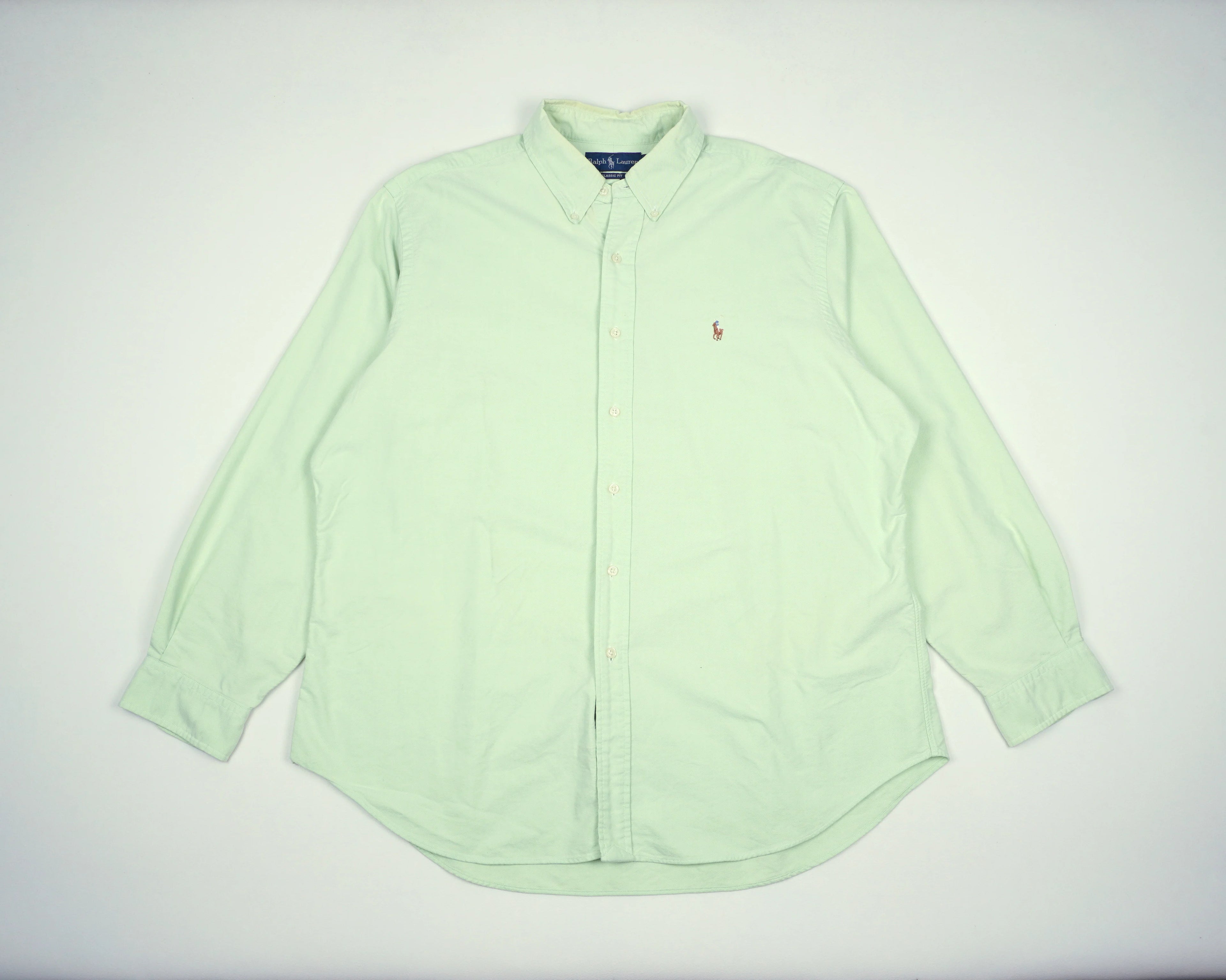 Ralph Lauren Green Button-up Shirt XL Cotton