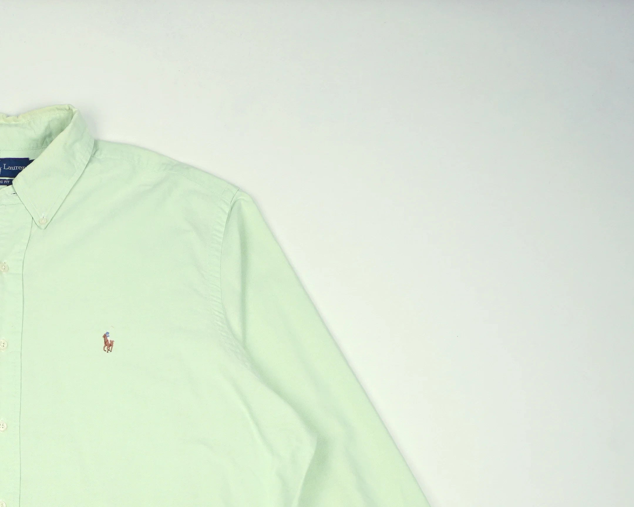 Ralph Lauren Green Button-up Shirt XL Cotton