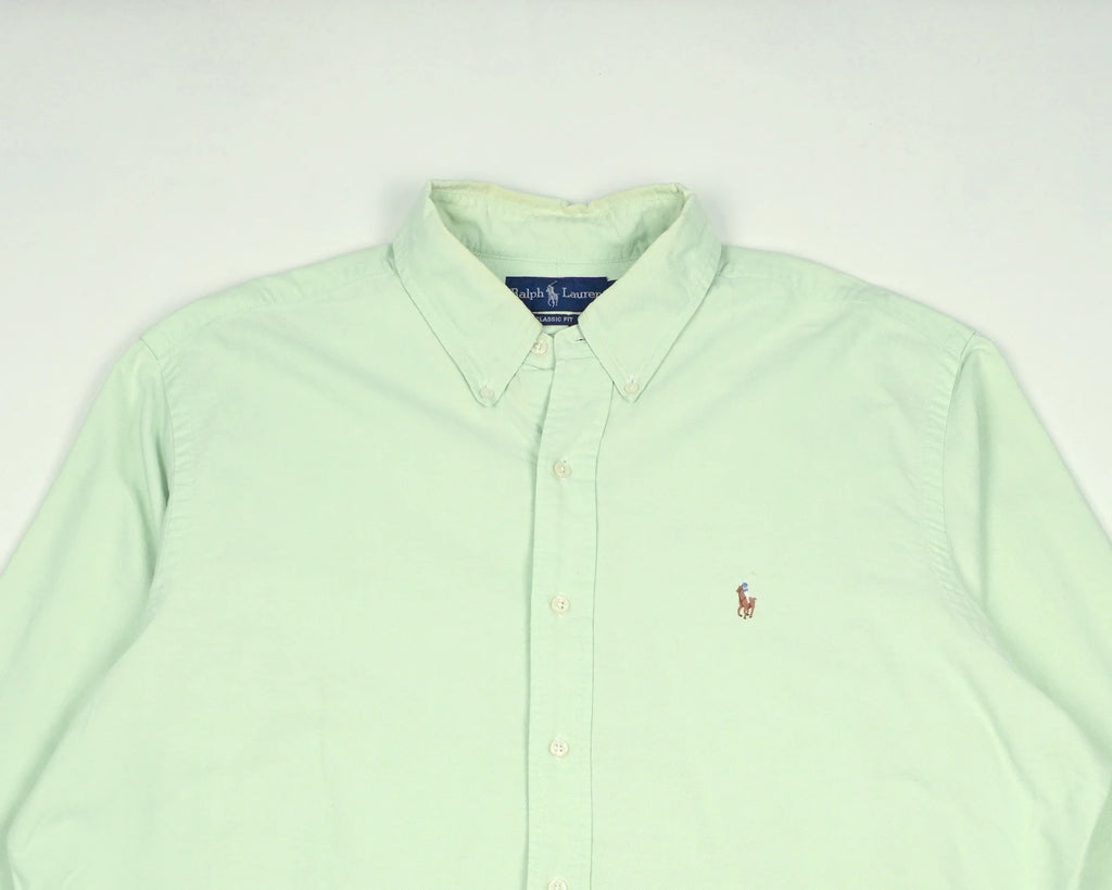Ralph Lauren Green Button-up Shirt XL Cotton