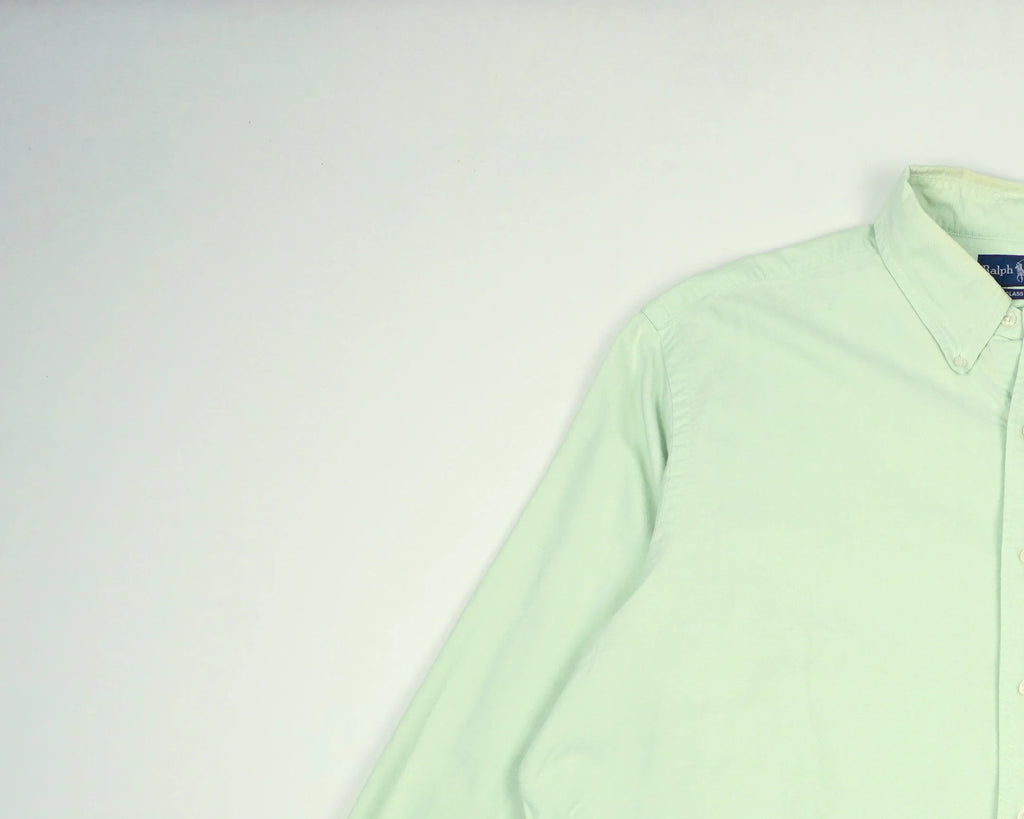 Ralph Lauren Green Button-up Shirt XL Cotton