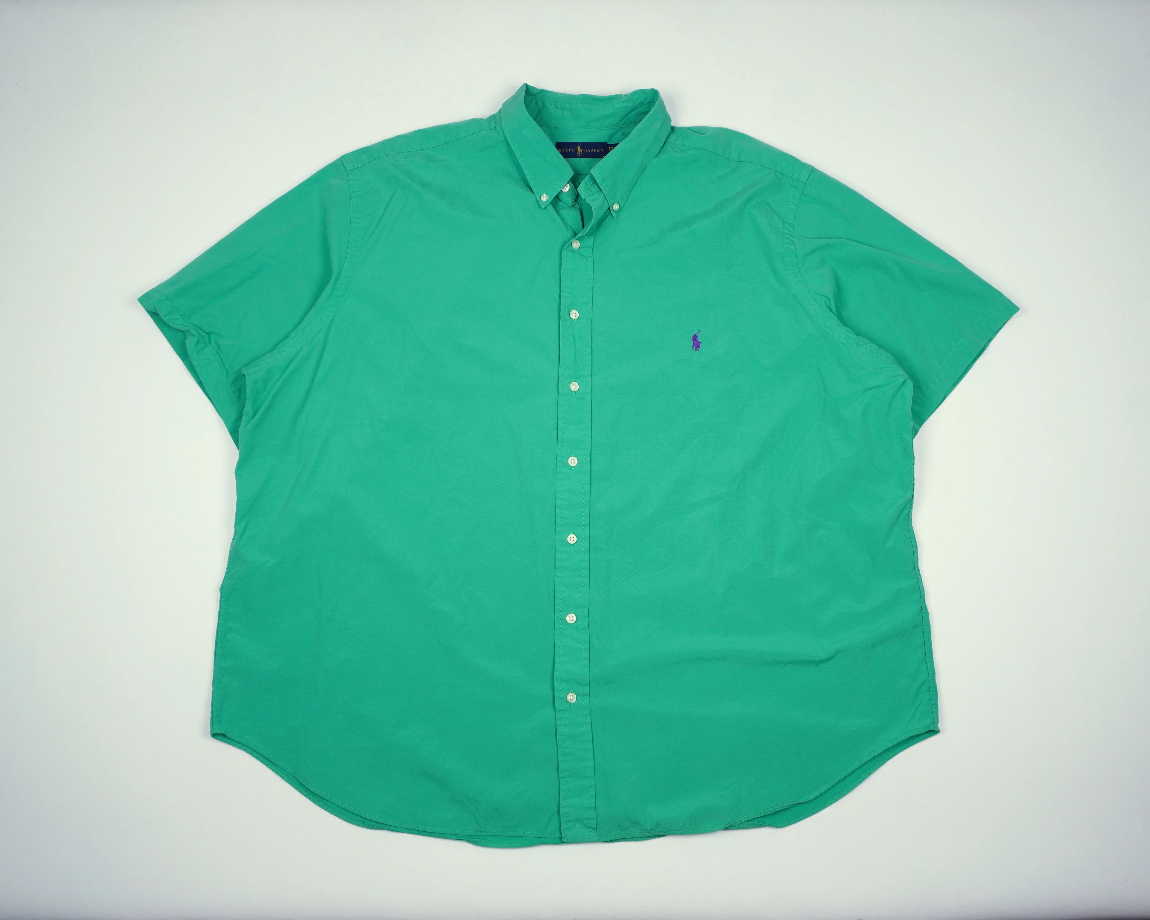 Ralph Lauren Green Button-up Shirt XXL Cotton