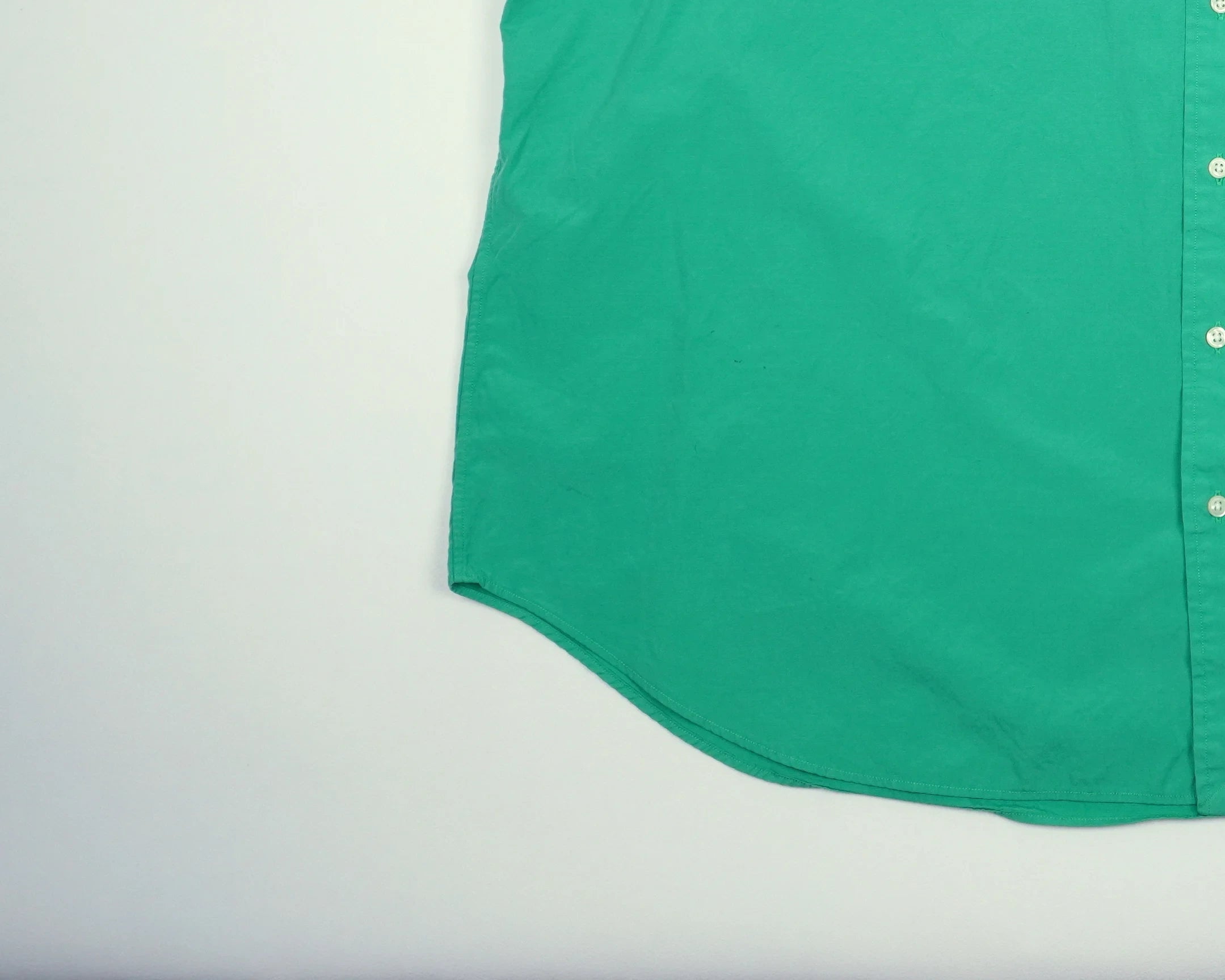 Ralph Lauren Green Button-up Shirt XXL Cotton