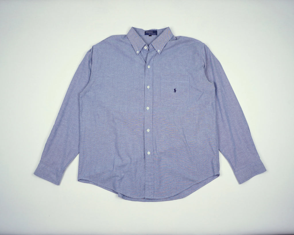 Ralph Lauren Blue Shirt XL Cotton