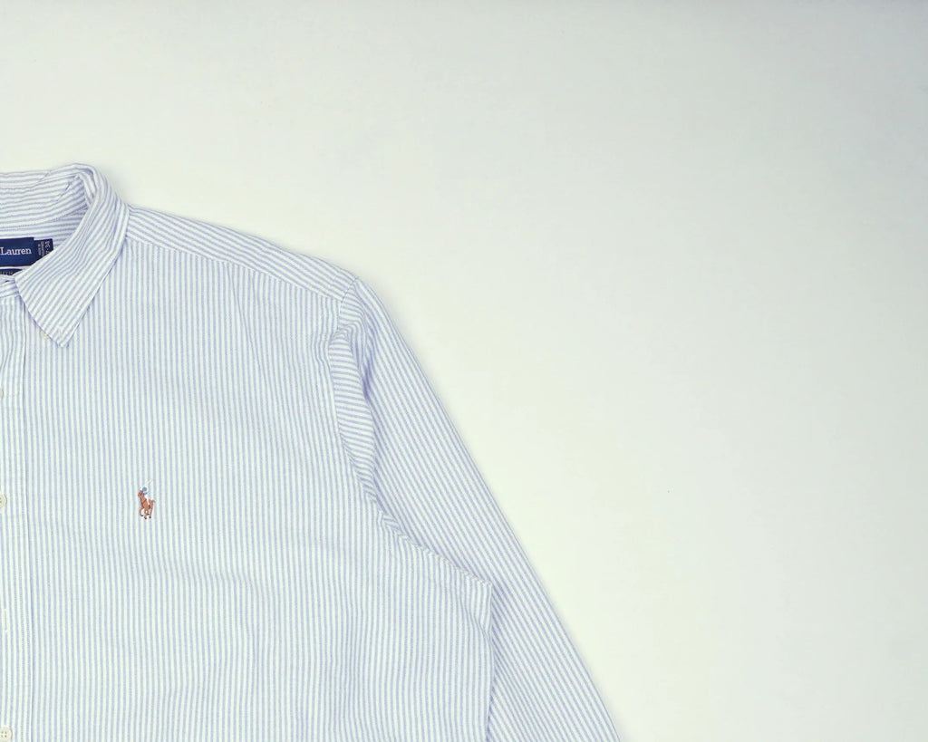 Ralph Lauren Blue Button-up Shirt XXL Cotton