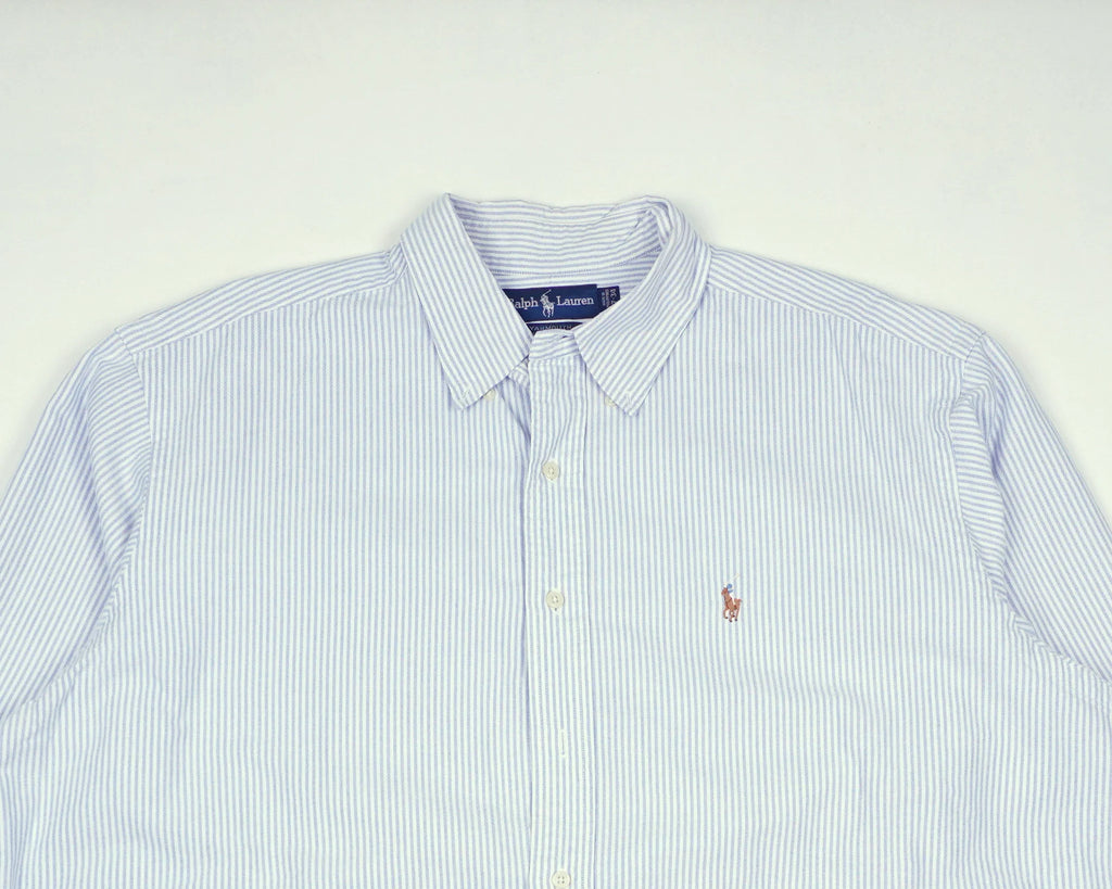 Ralph Lauren Blue Button-up Shirt XXL Cotton