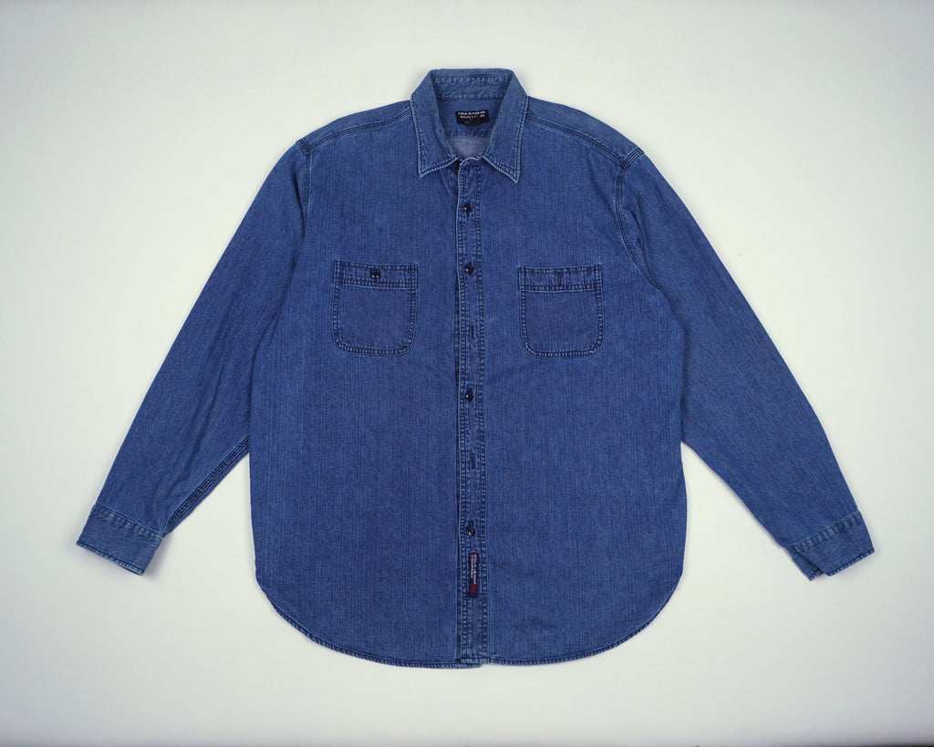 Ralph Lauren Blue Button-up Shirt L Denim