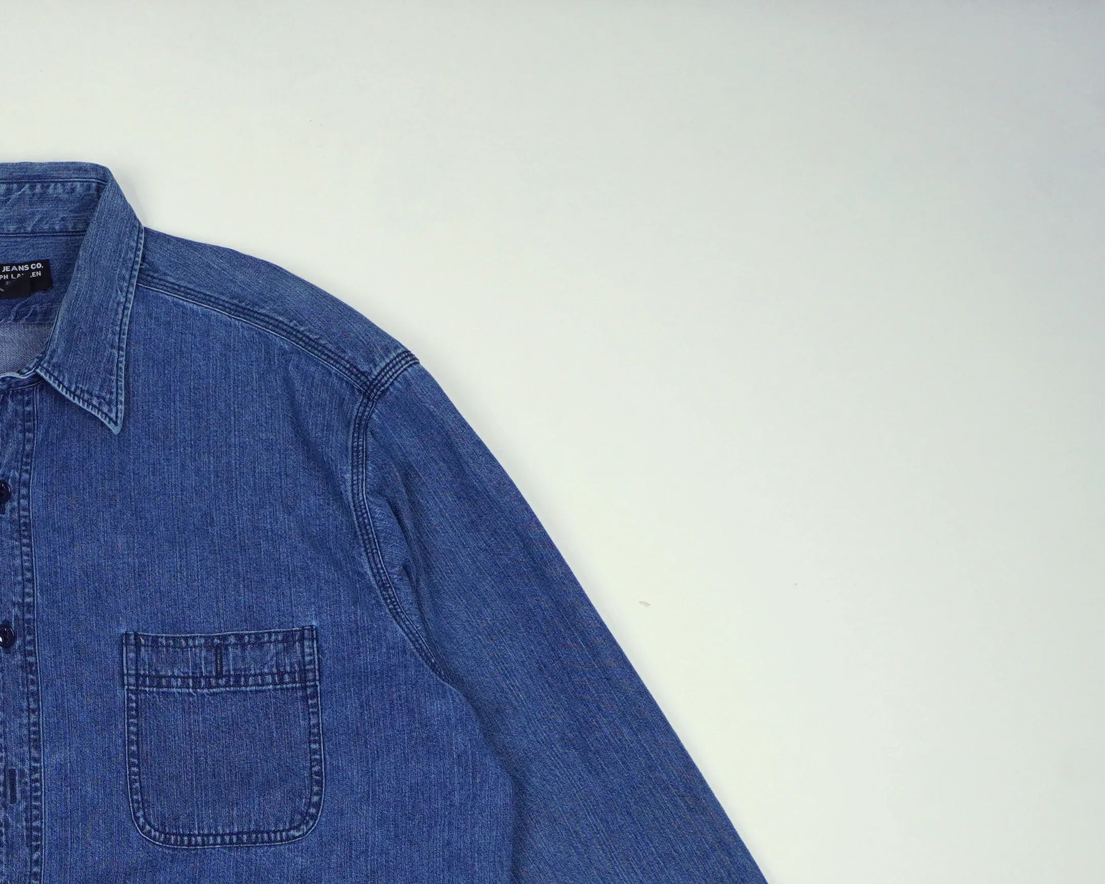 Ralph Lauren Blue Button-up Shirt L Denim
