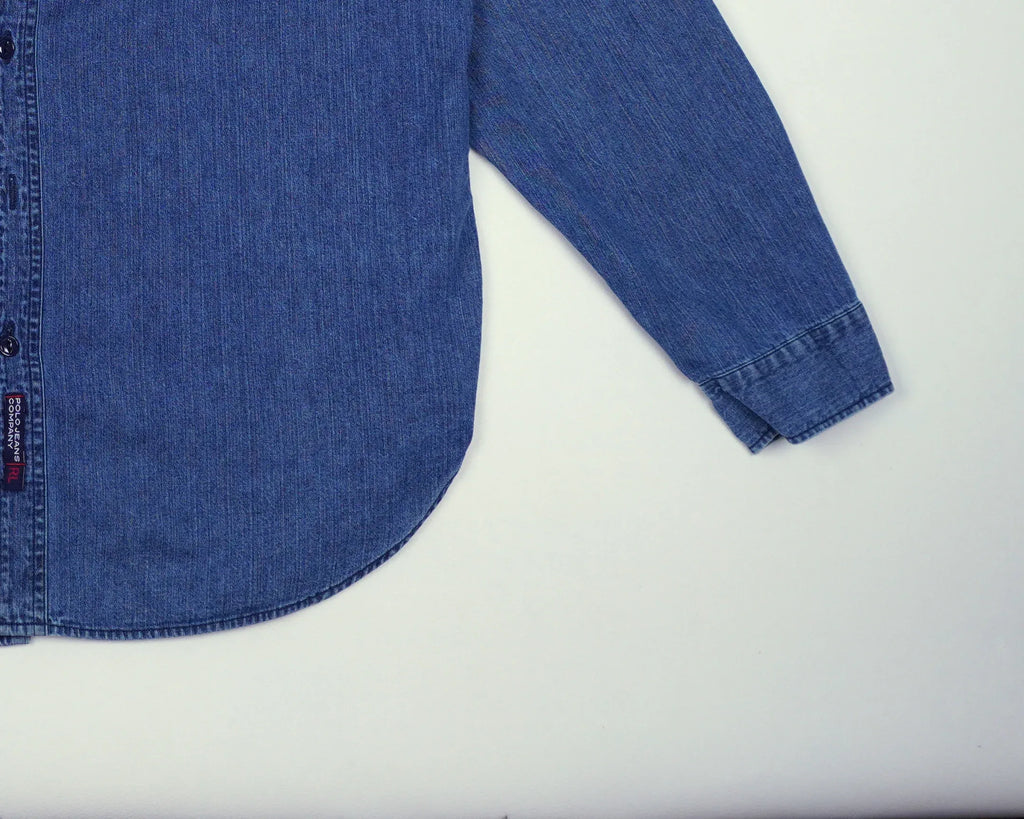 Ralph Lauren Blue Button-up Shirt L Denim