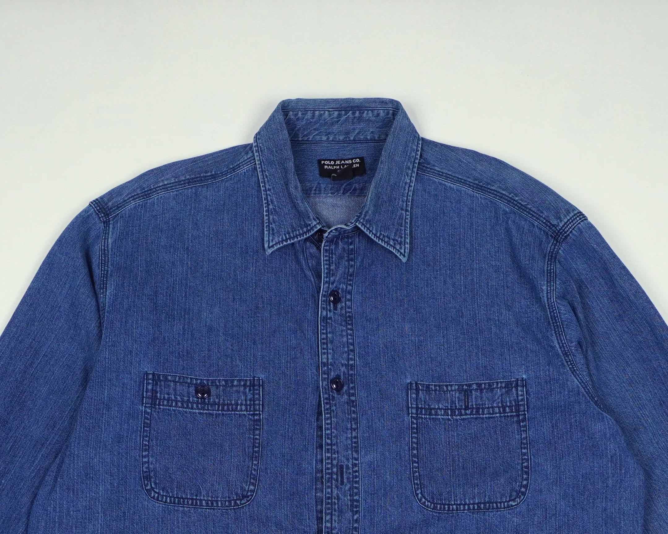 Ralph Lauren Blue Button-up Shirt L Denim