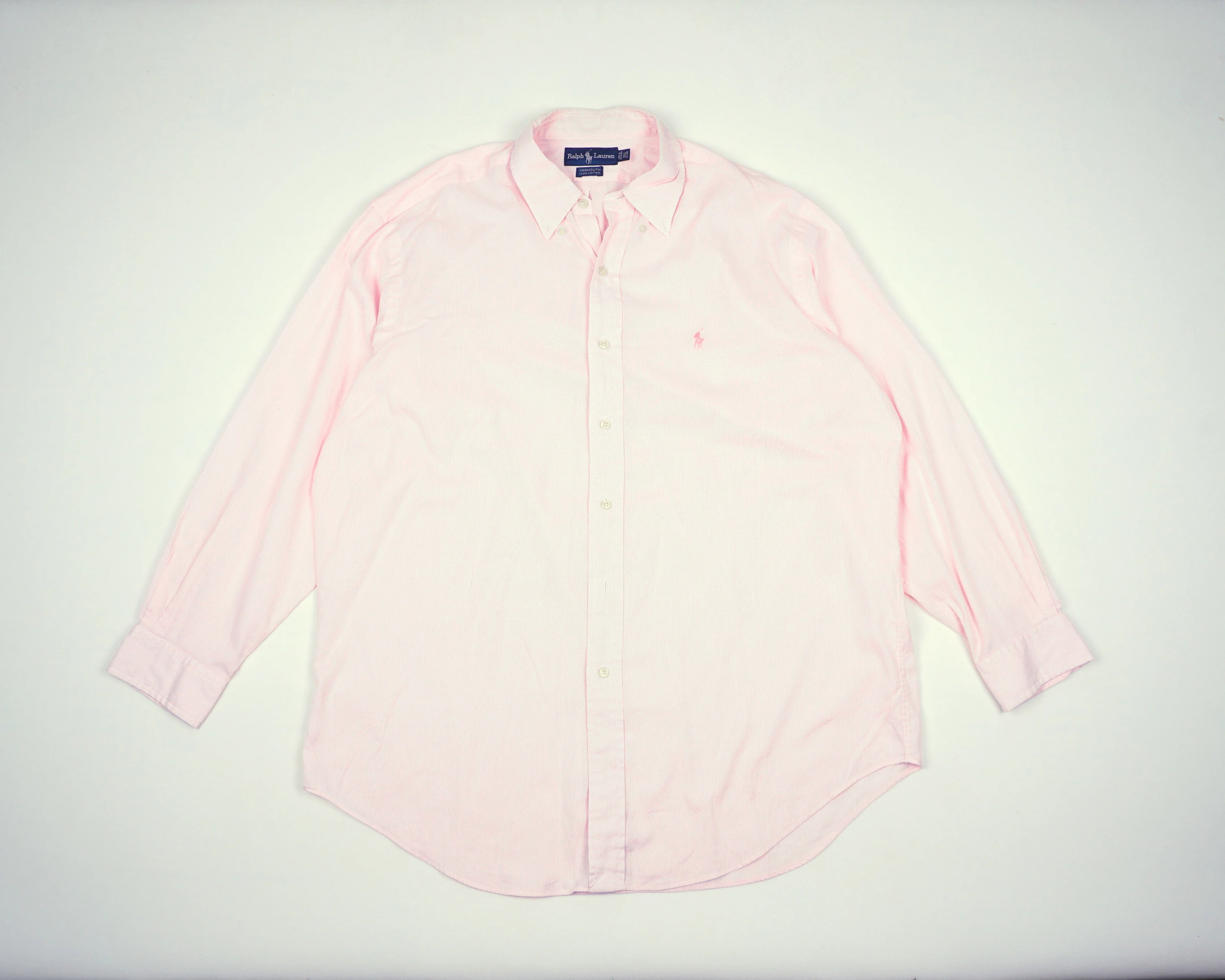 Ralph Lauren Pink Button-up Shirt XL Cotton