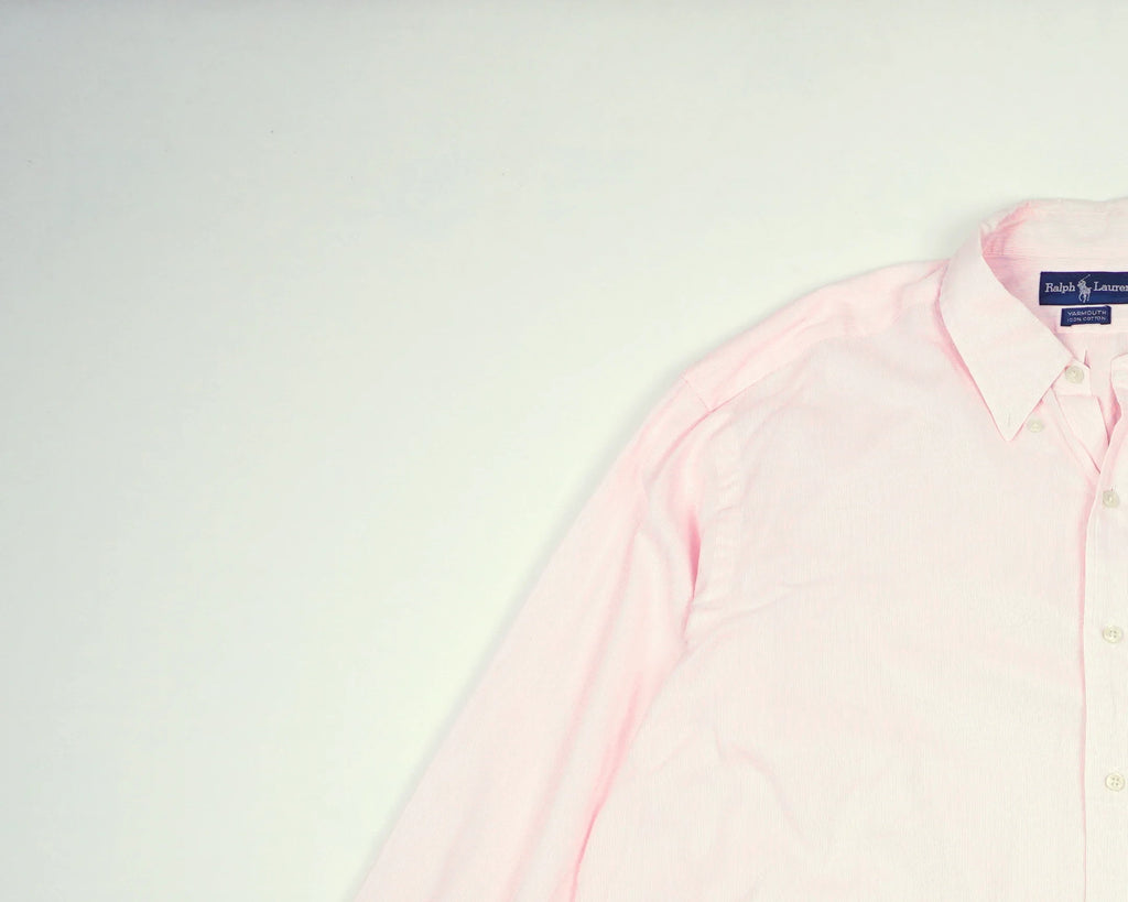 Ralph Lauren Pink Button-up Shirt XL Cotton
