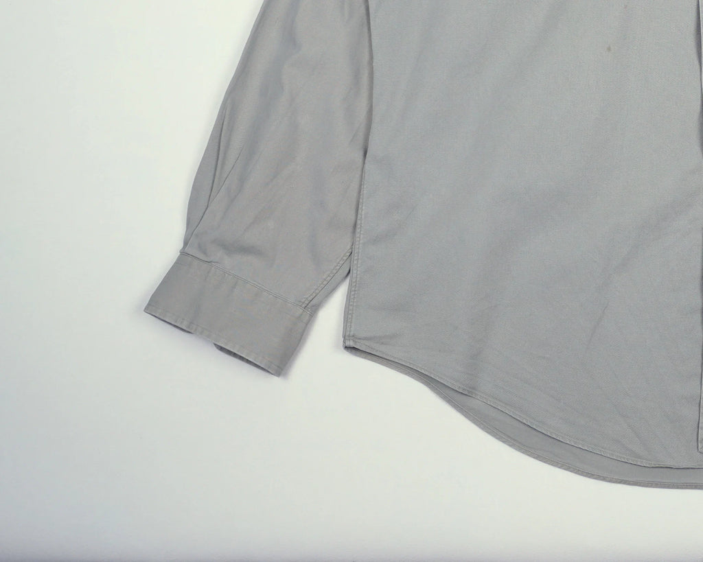 Ralph Lauren Gray Button-down Shirt XXL Cotton