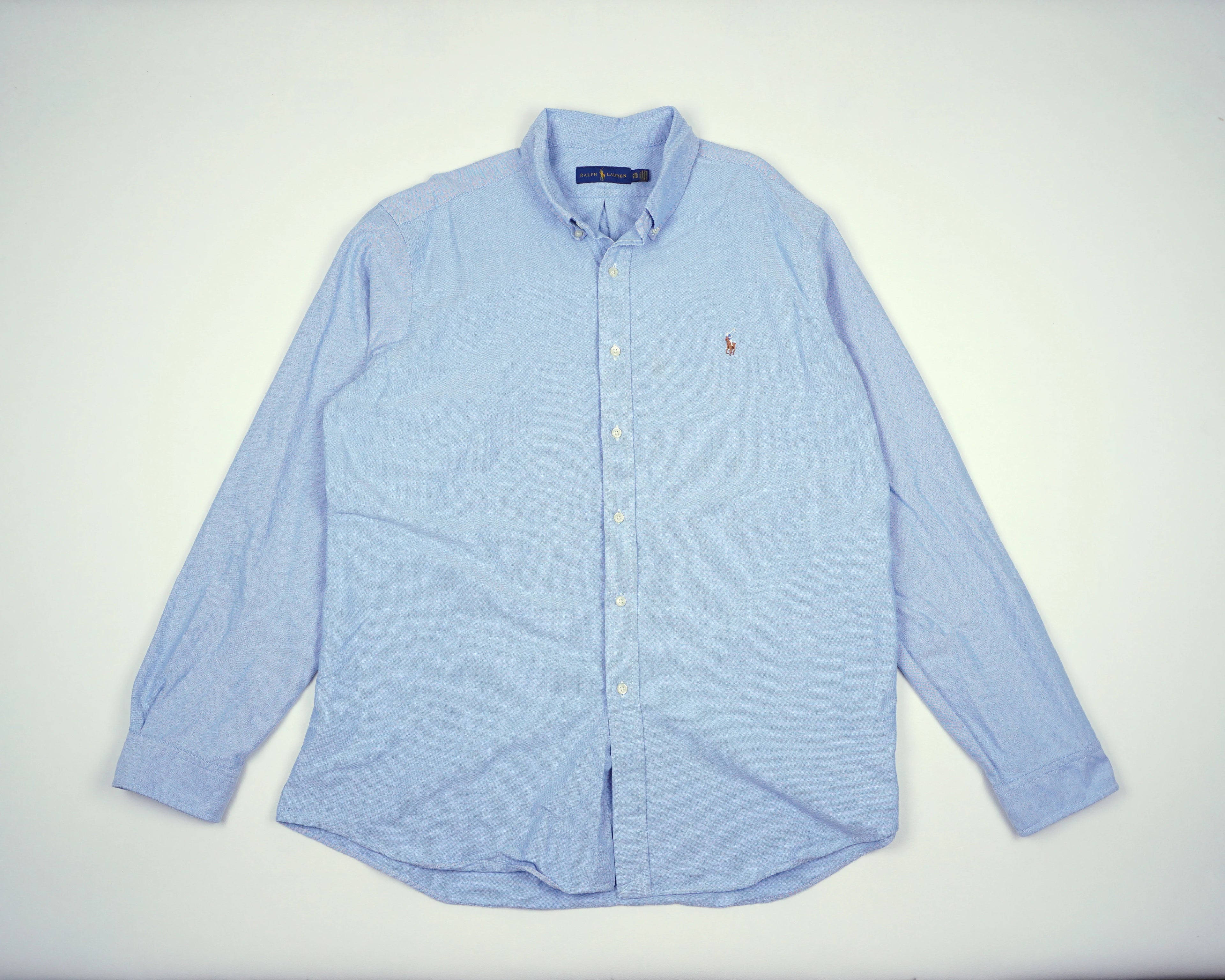 Ralph Lauren Blue Button-up Shirt XL Cotton