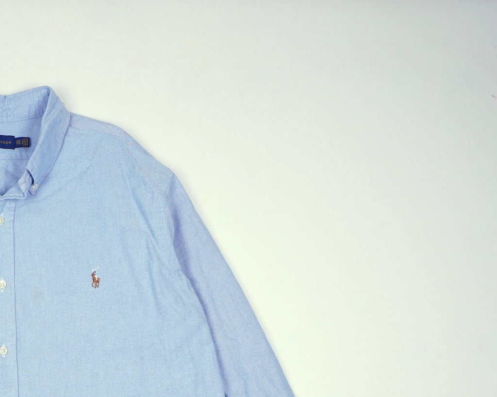 Ralph Lauren Blue Button-up Shirt XL Cotton