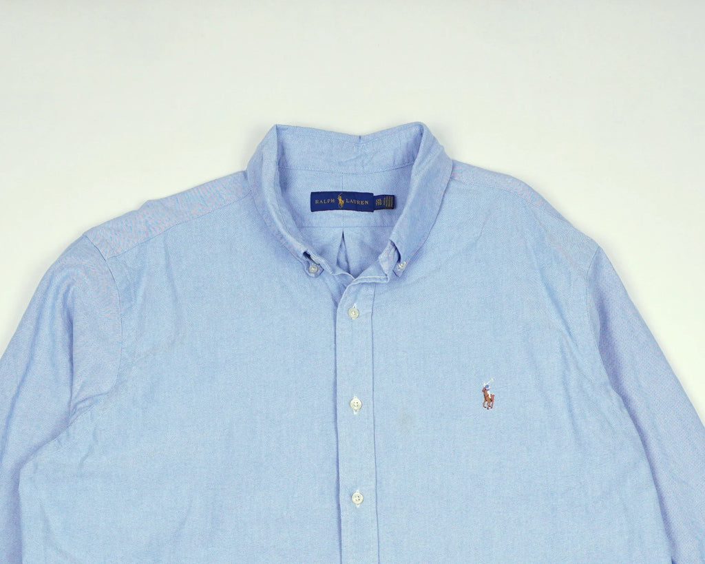 Ralph Lauren Blue Button-up Shirt XL Cotton