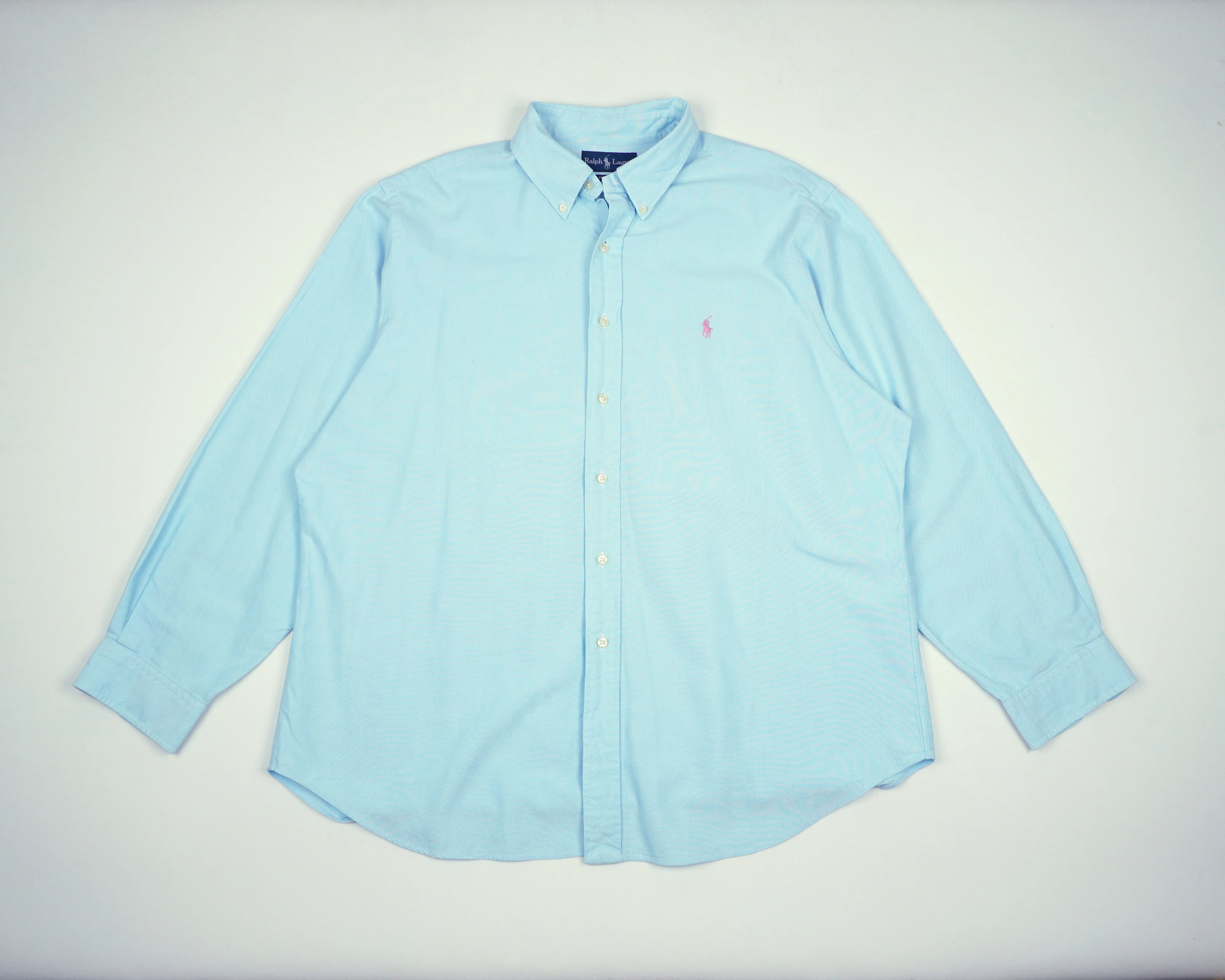 Ralph Lauren Blue Button-up Shirt XXL Cotton