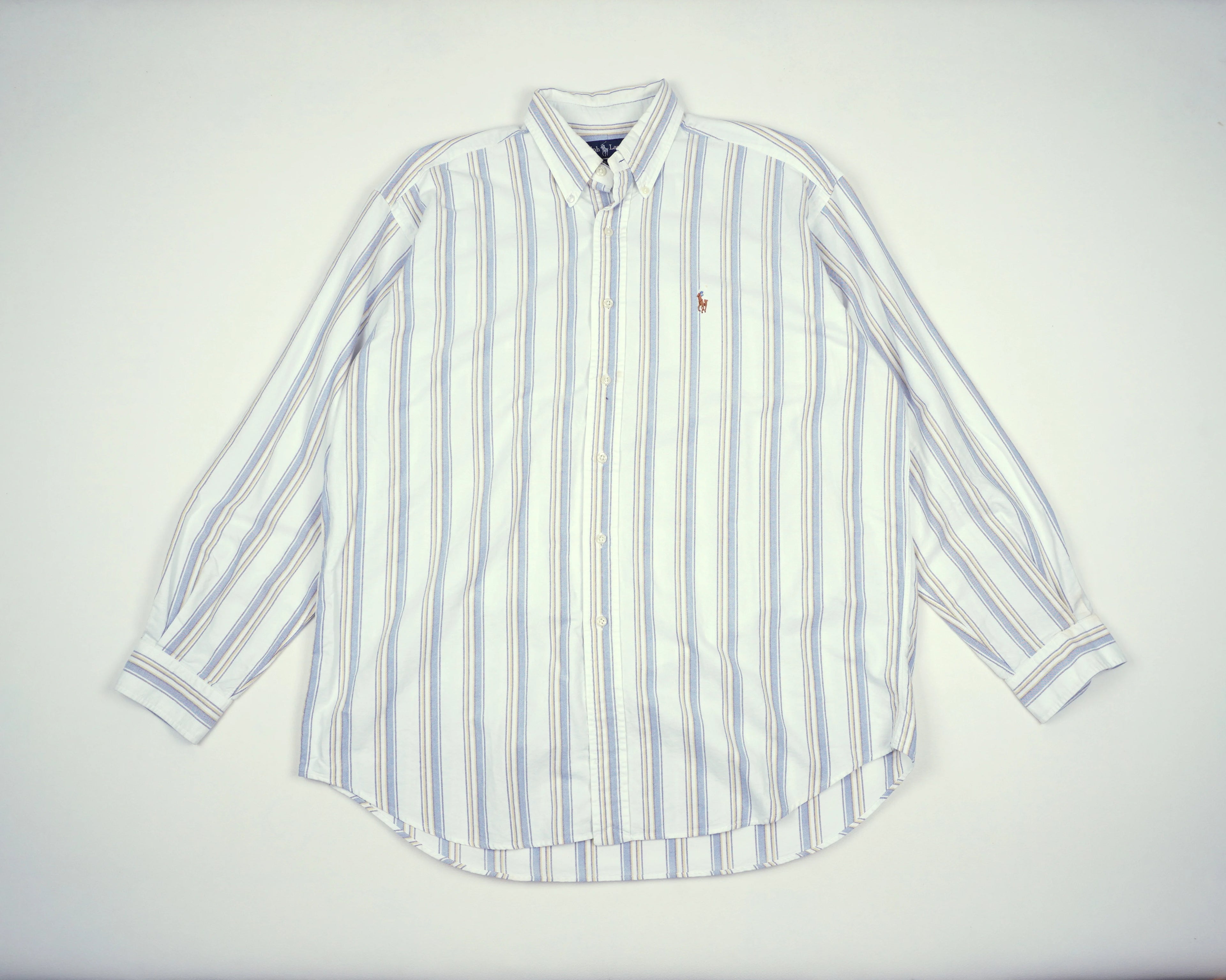 Ralph Lauren White Button-up Shirt XL
