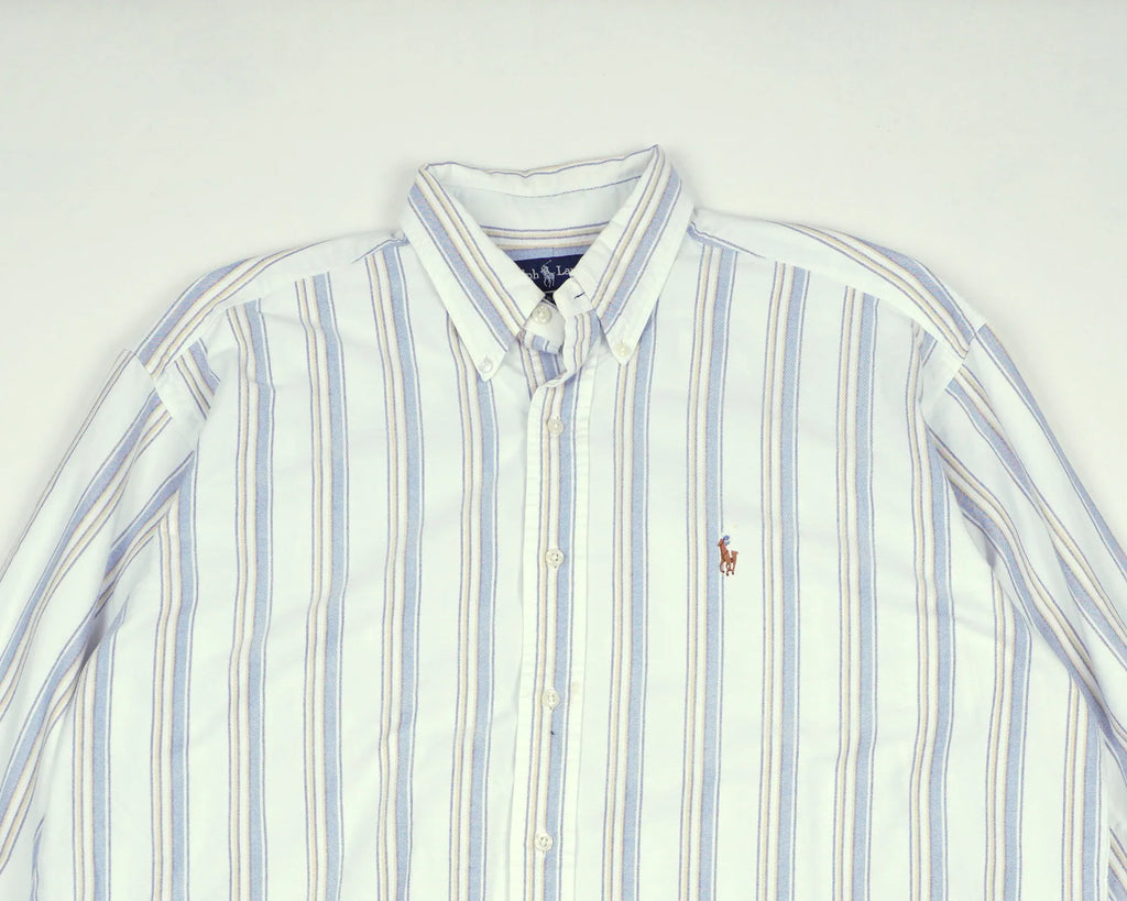 Ralph Lauren White Button-up Shirt XL