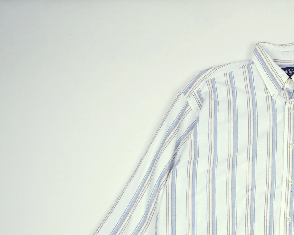 Ralph Lauren White Button-up Shirt XL