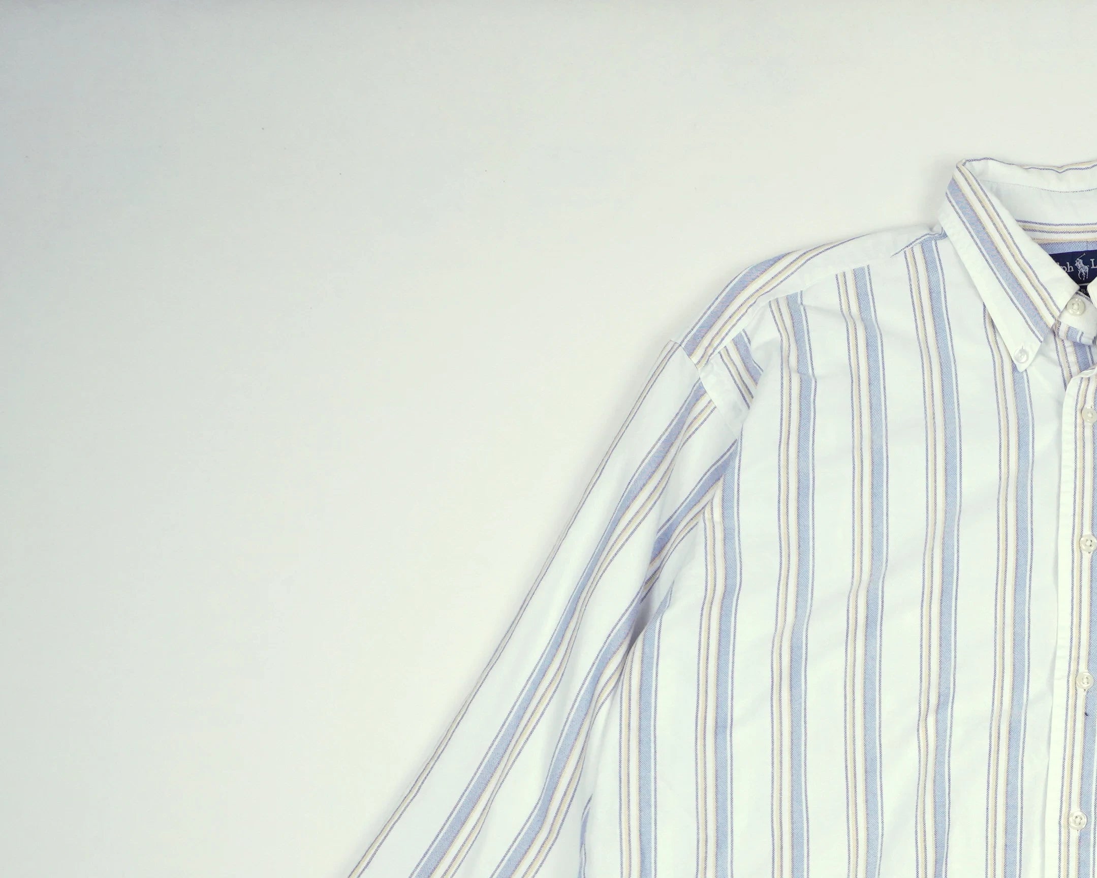 Ralph Lauren White Button-up Shirt XL