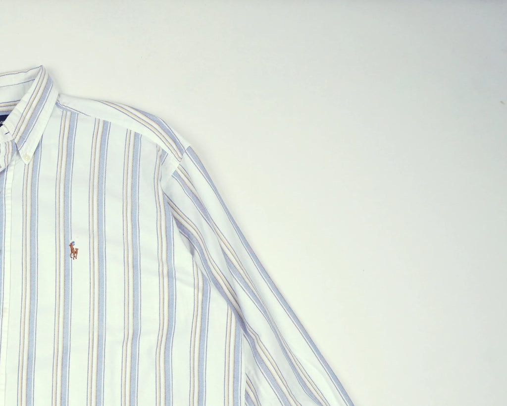 Ralph Lauren White Button-up Shirt XL