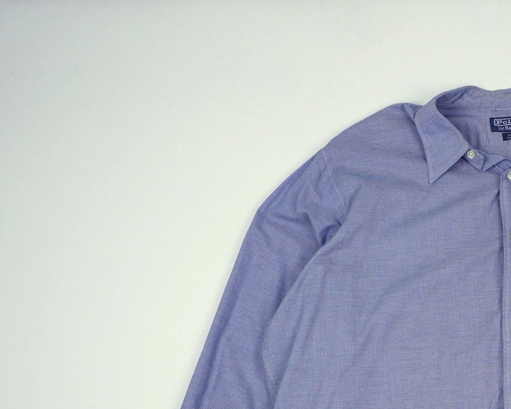 Ralph Lauren Blue Button-up Shirt XXL Cotton