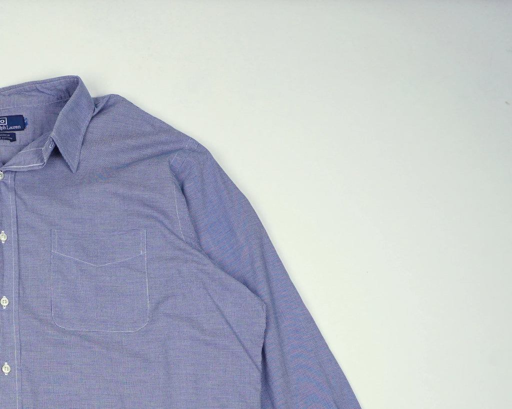 Ralph Lauren Blue Button-up Shirt XXL Cotton